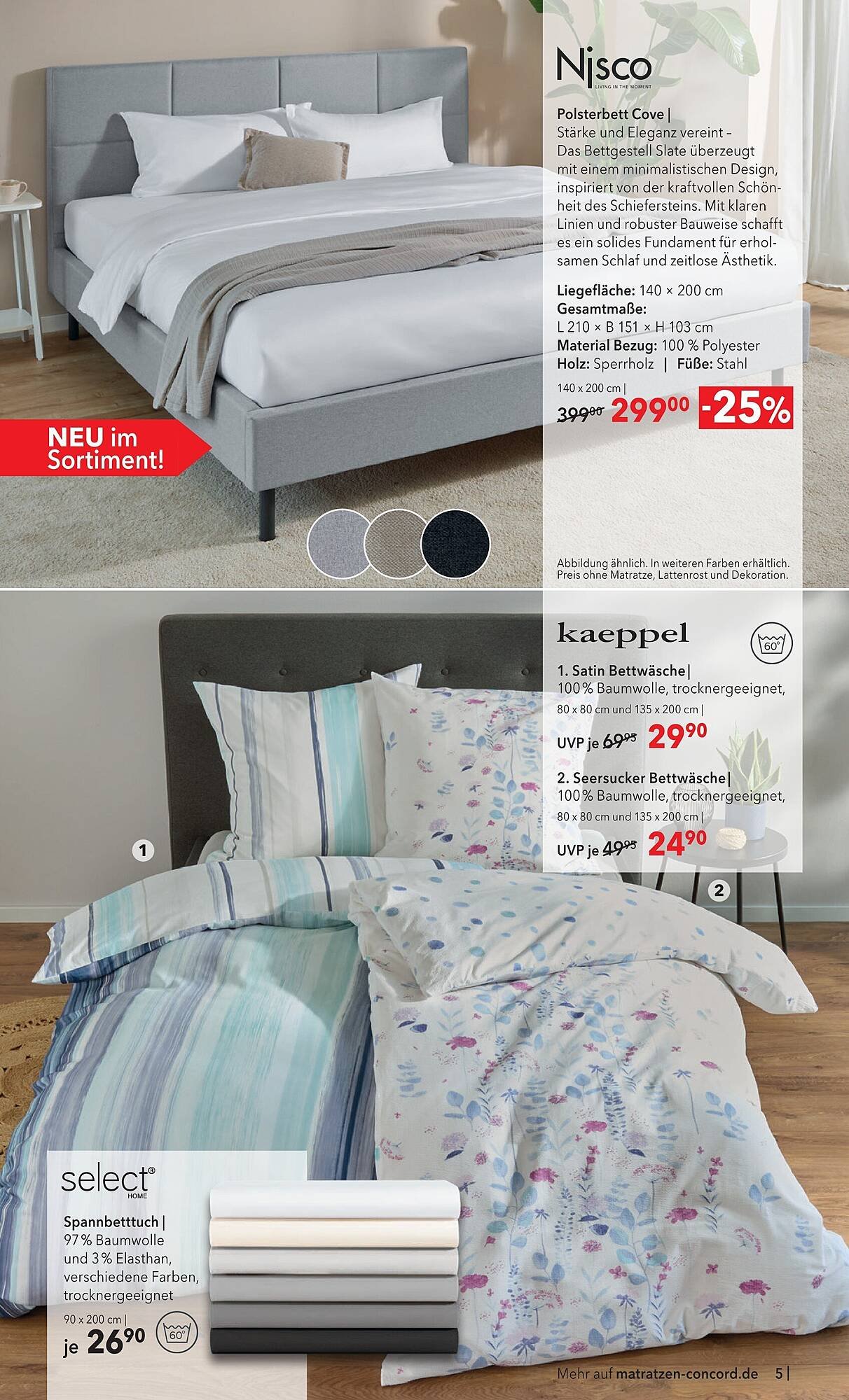 Matratzen Concord Prospekt