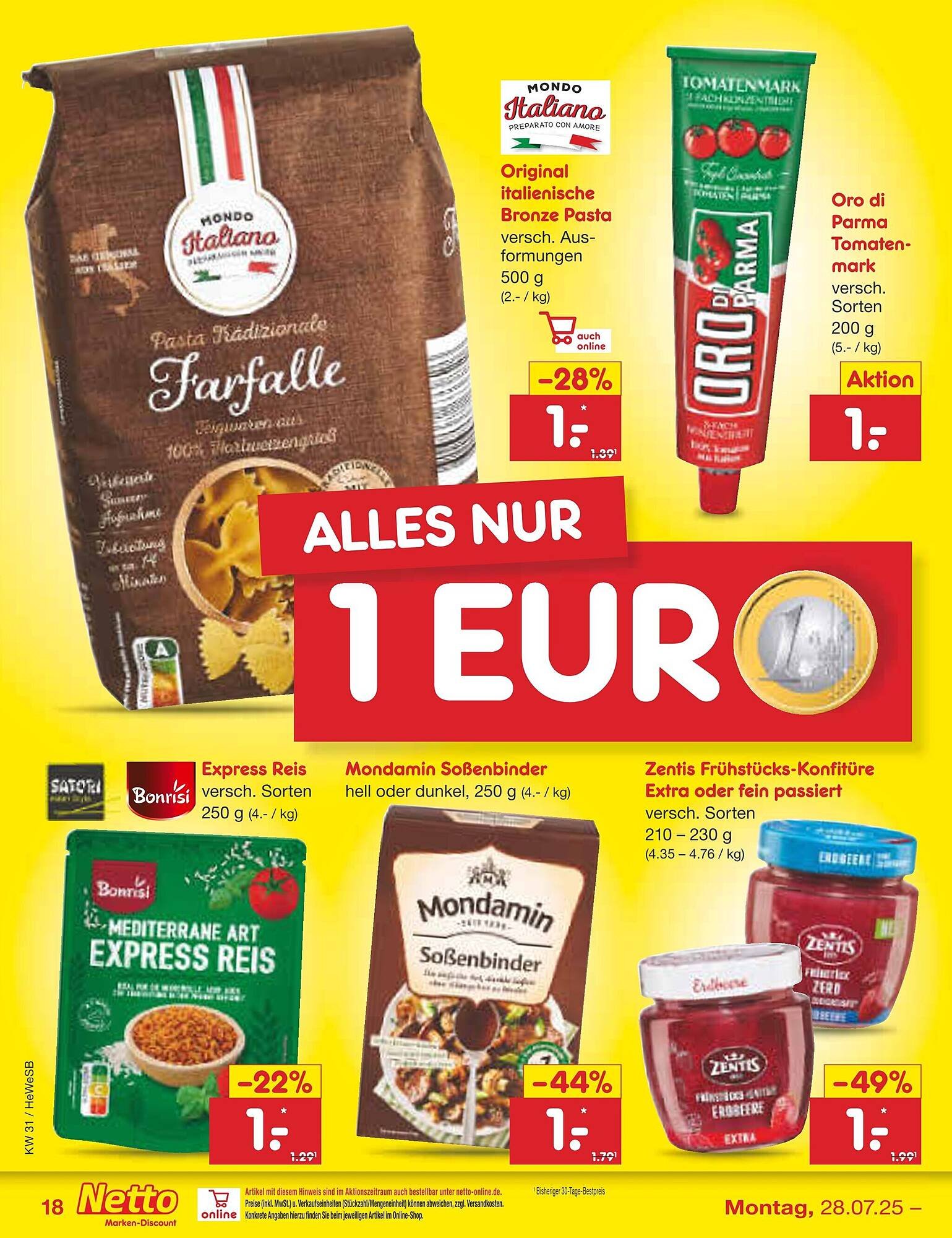 Netto Marken-Discount Prospekt (2025-07-28 - 2025-08-02) | 28