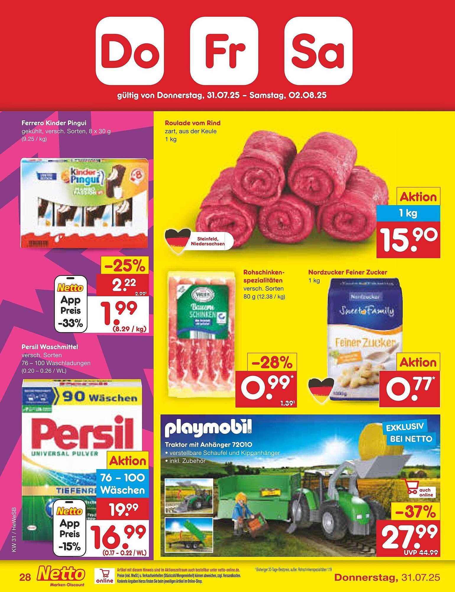 Netto Marken-Discount Prospekt (2025-07-28 - 2025-08-02) | 50
