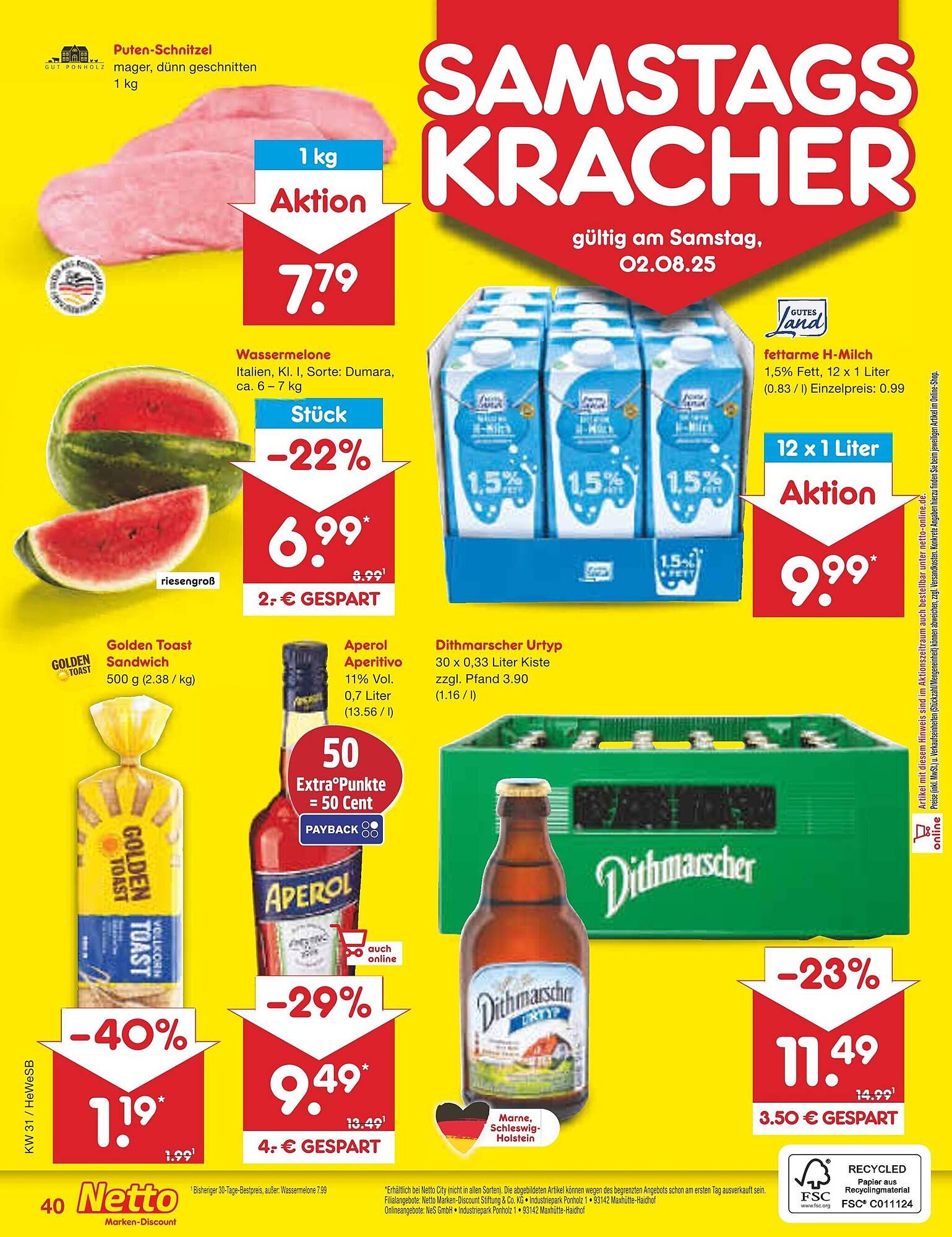 Netto Marken-Discount Prospekt (2025-07-28 - 2025-08-02) | 64