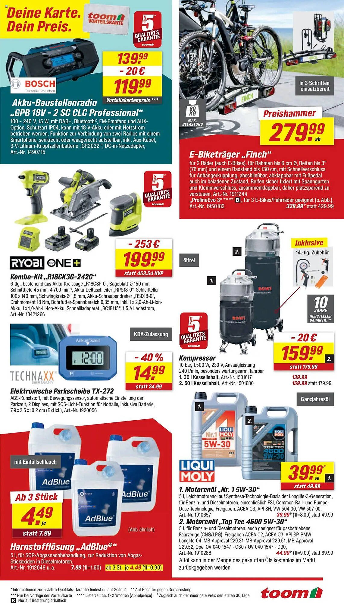 Toom Baumarkt Prospekt (2025-10-04 - 2025-10-10) | 5