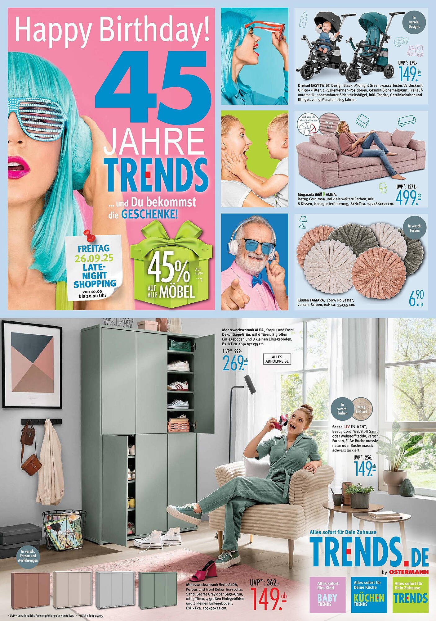 Trends Möbel Prospekt (2025-09-19 - 2025-09-26) | 1