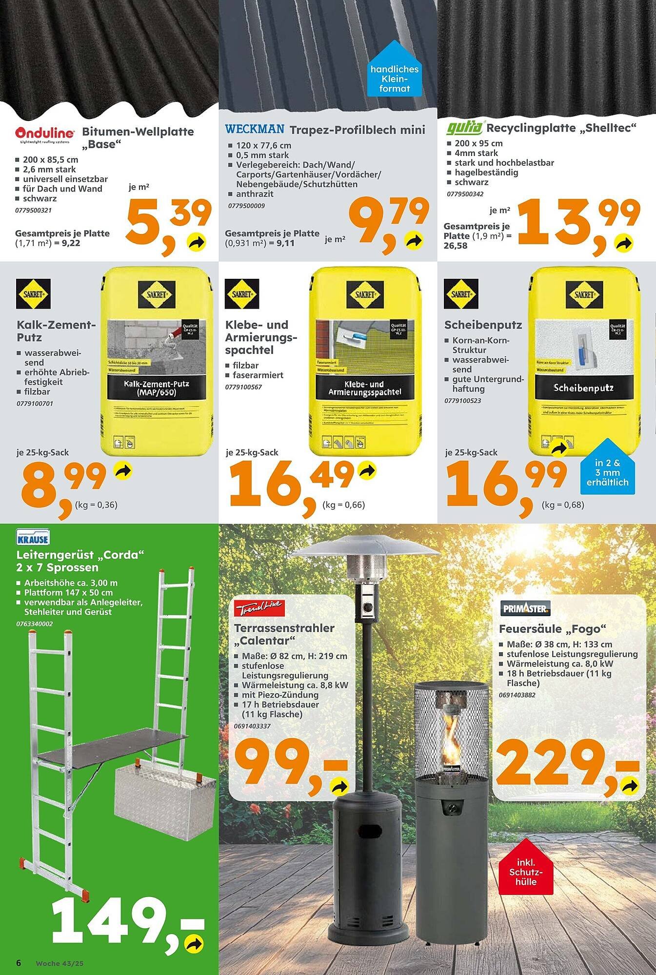 Globus Baumarkt Prospekt (2025-10-19 - 2025-10-25) | 6