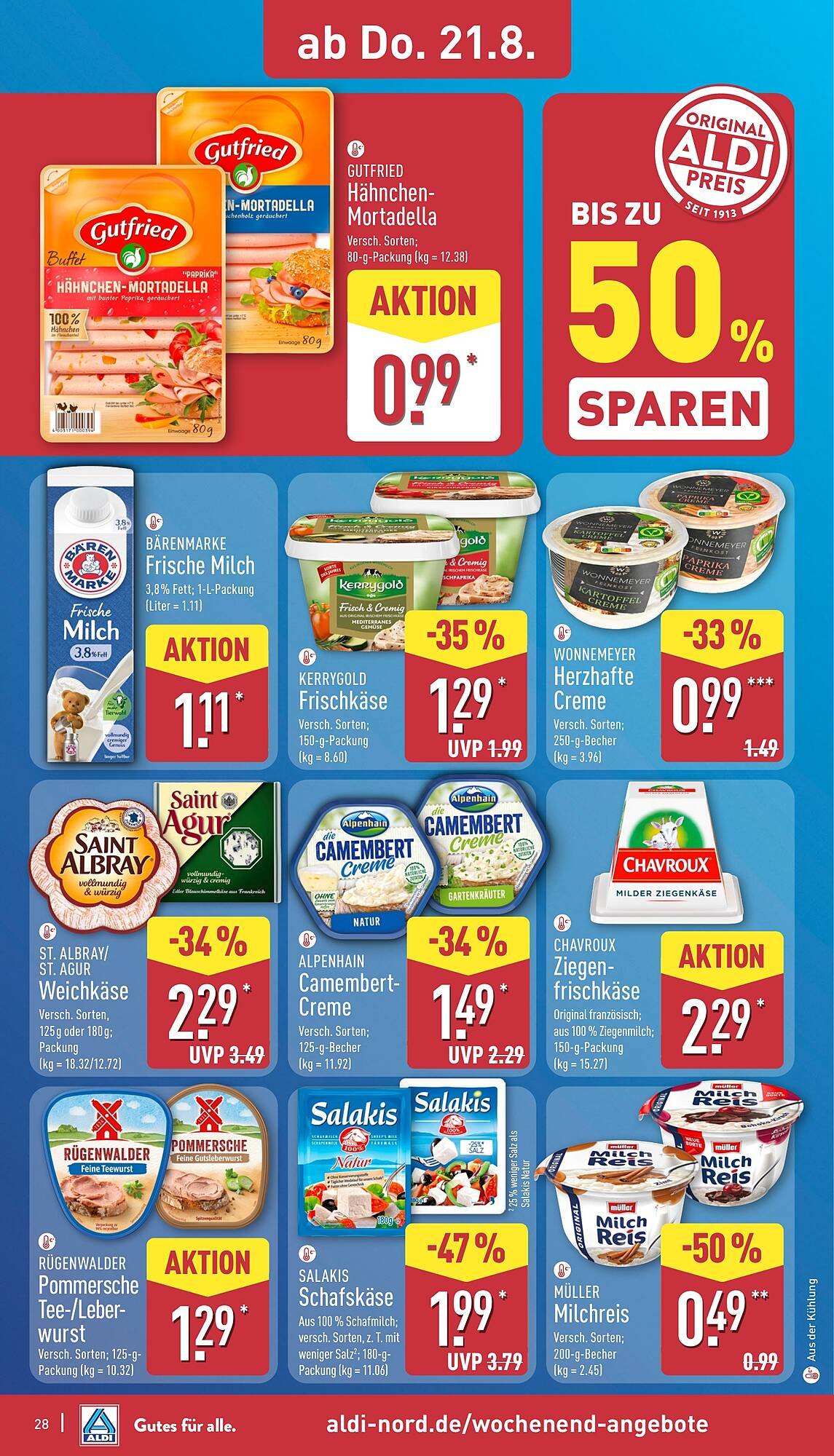 Aldi Nord Prospekt (2025-08-18 - 2025-08-23) | 28