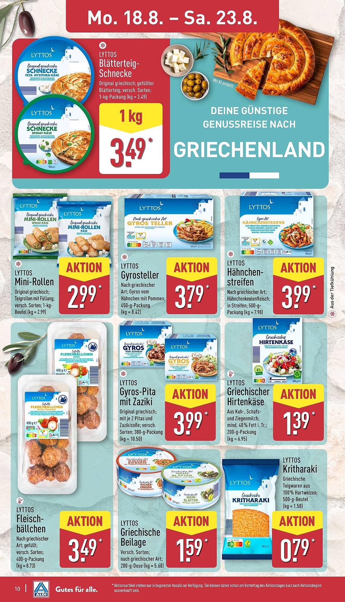 Aldi Nord Prospekt (2025-08-18 - 2025-08-23) | 10