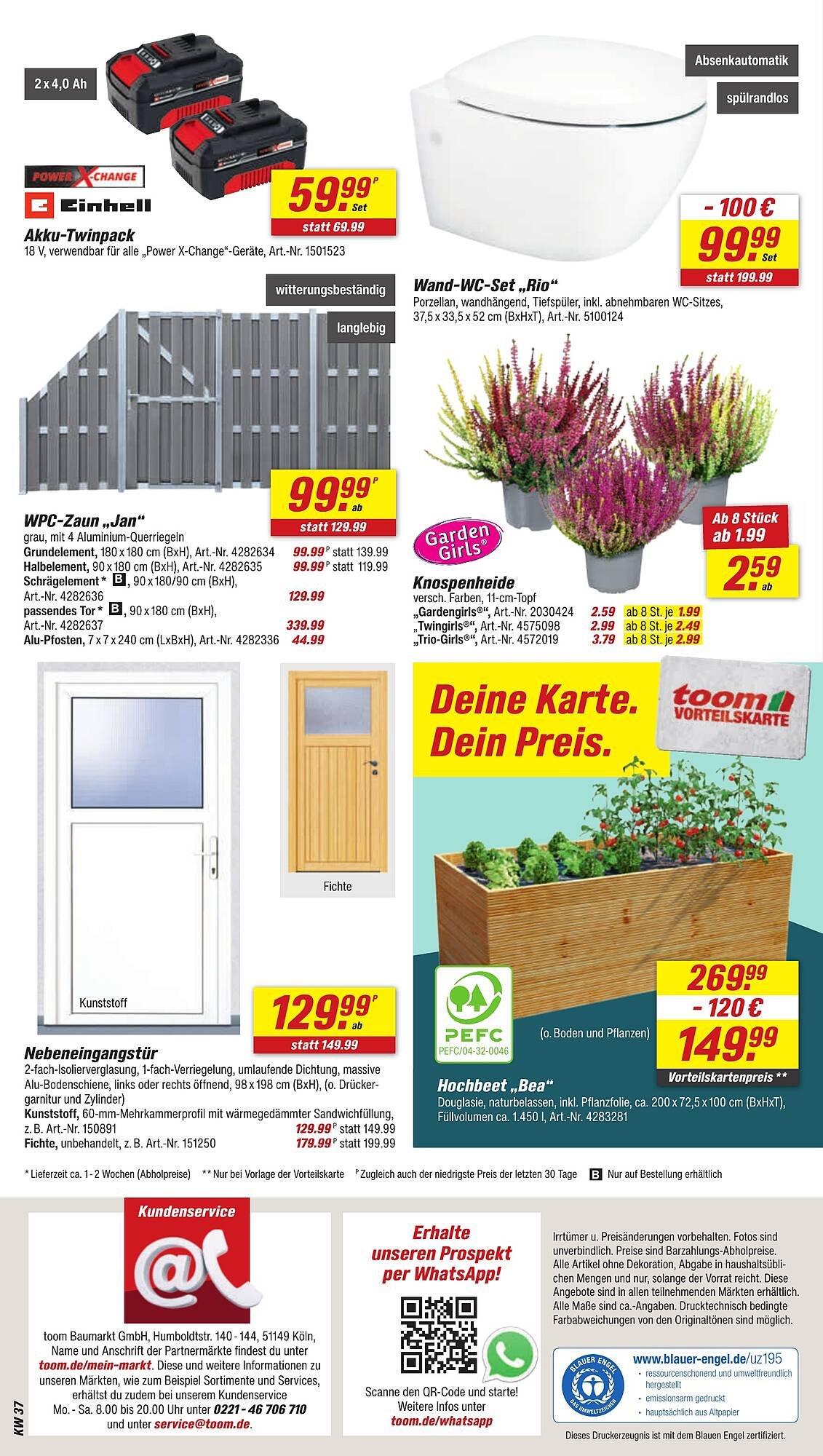 Toom Baumarkt Prospekt (2025-09-06 - 2025-09-12) | 18