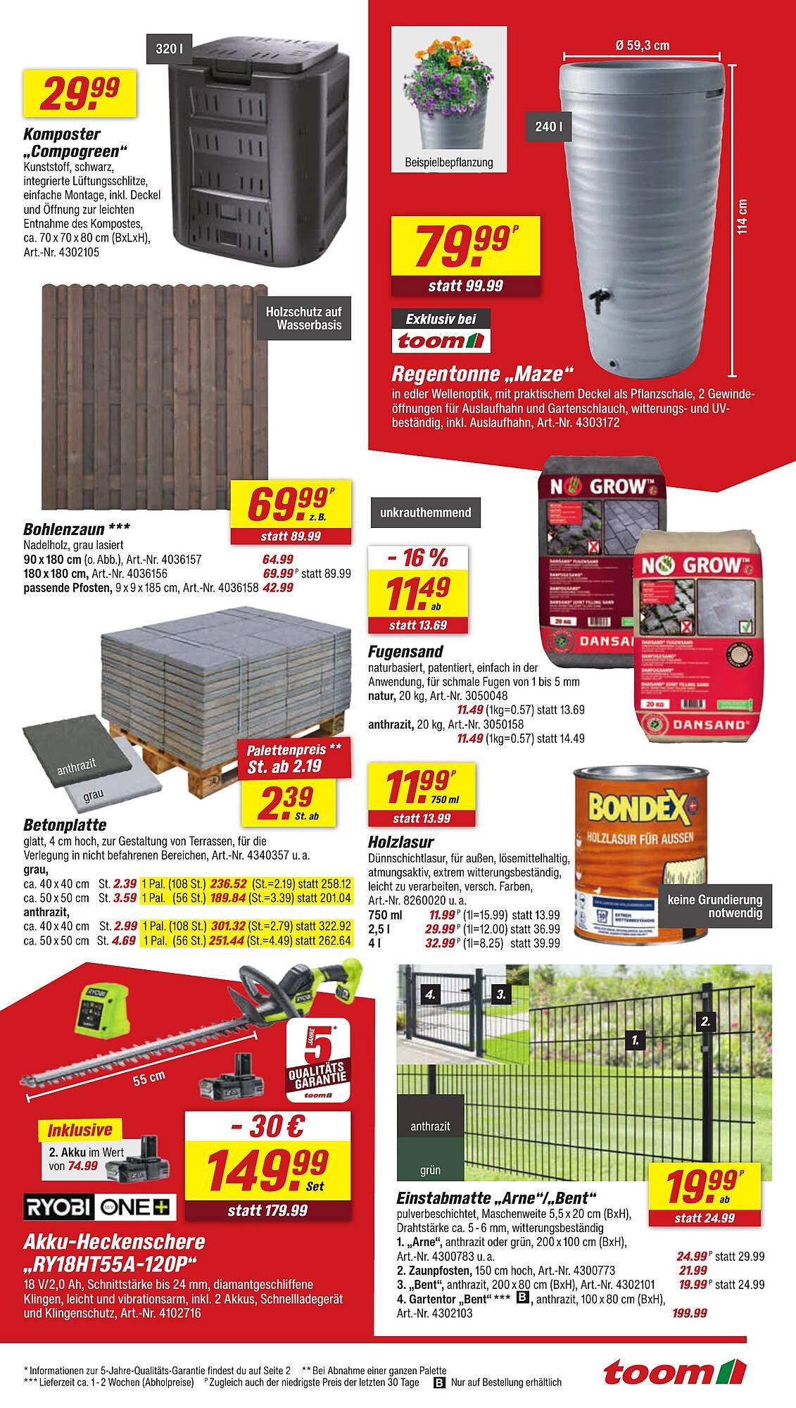 Toom Baumarkt Prospekt (2025-09-06 - 2025-09-12) | 5