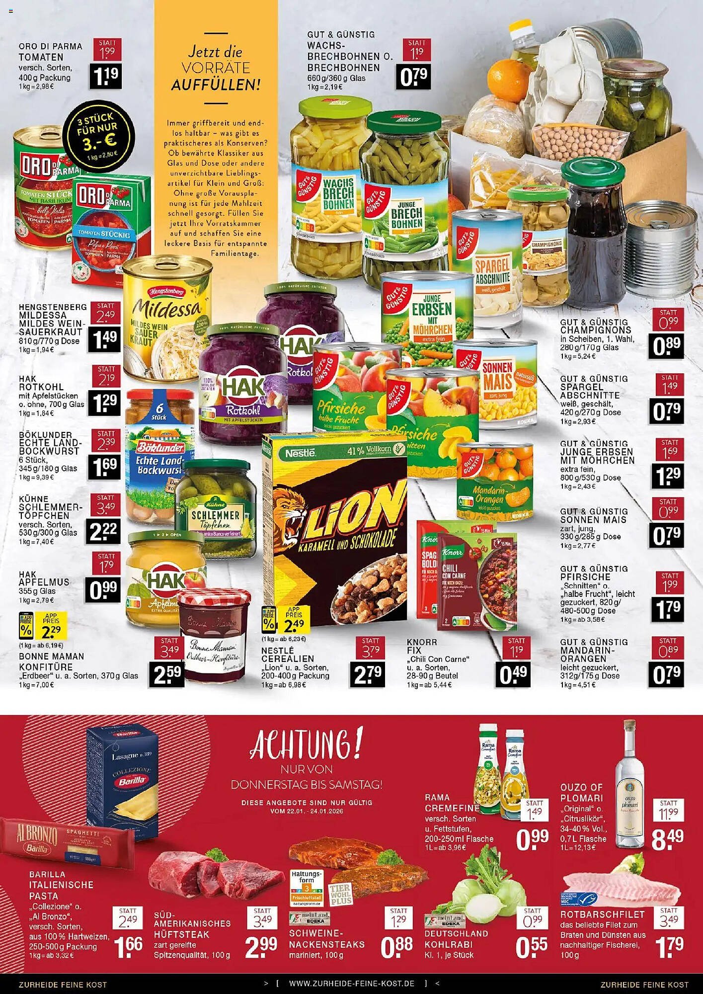 Edeka Zurheide Prospekt (2026-01-19 - 2026-01-24)