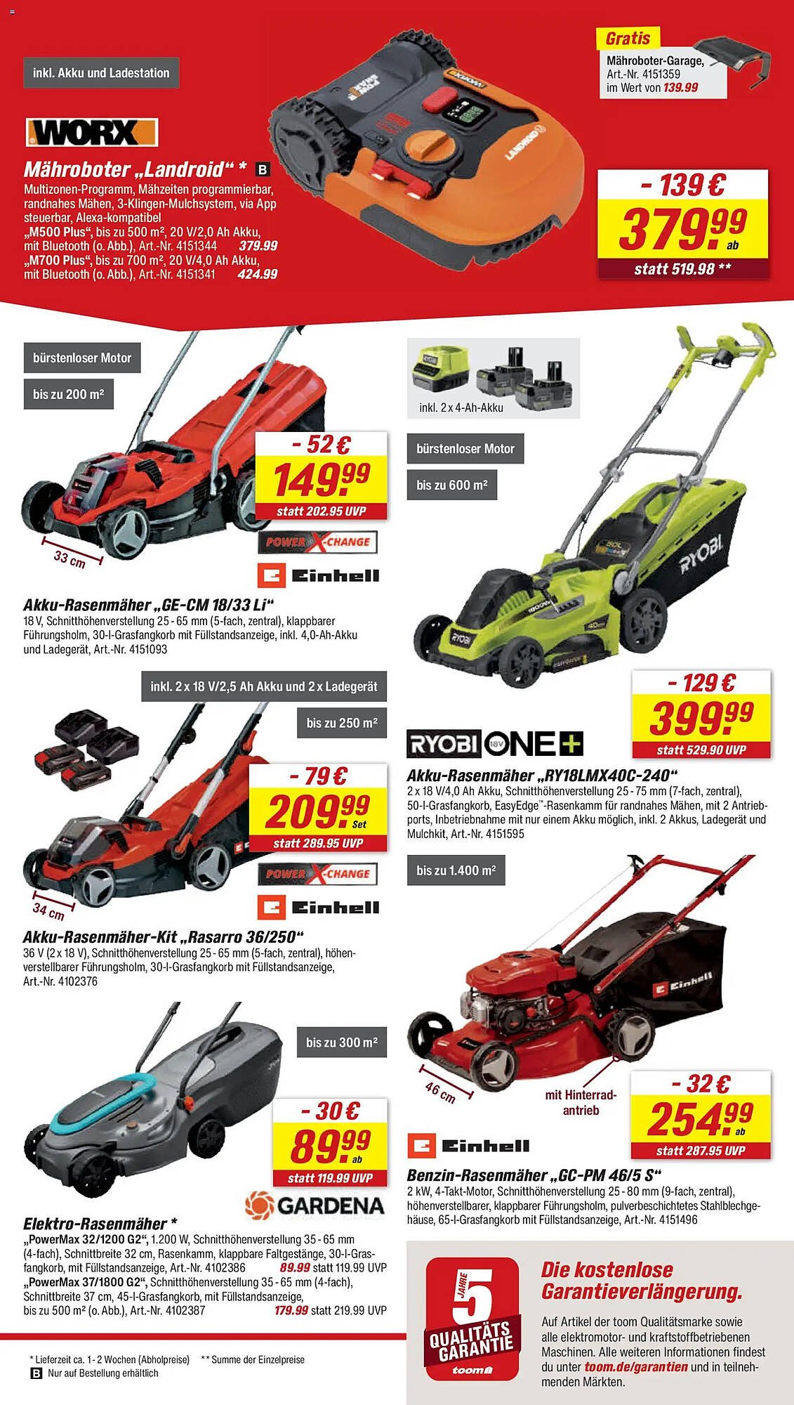 Toom Baumarkt Prospekt