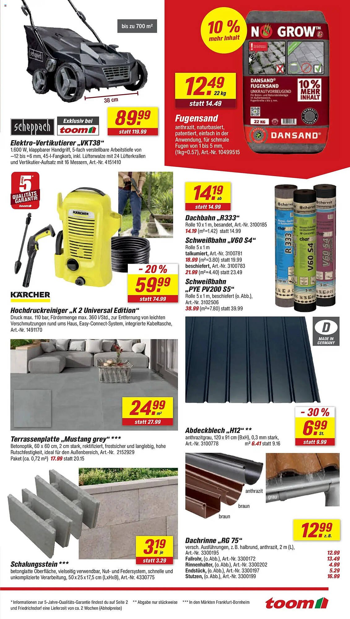 Toom Baumarkt Prospekt