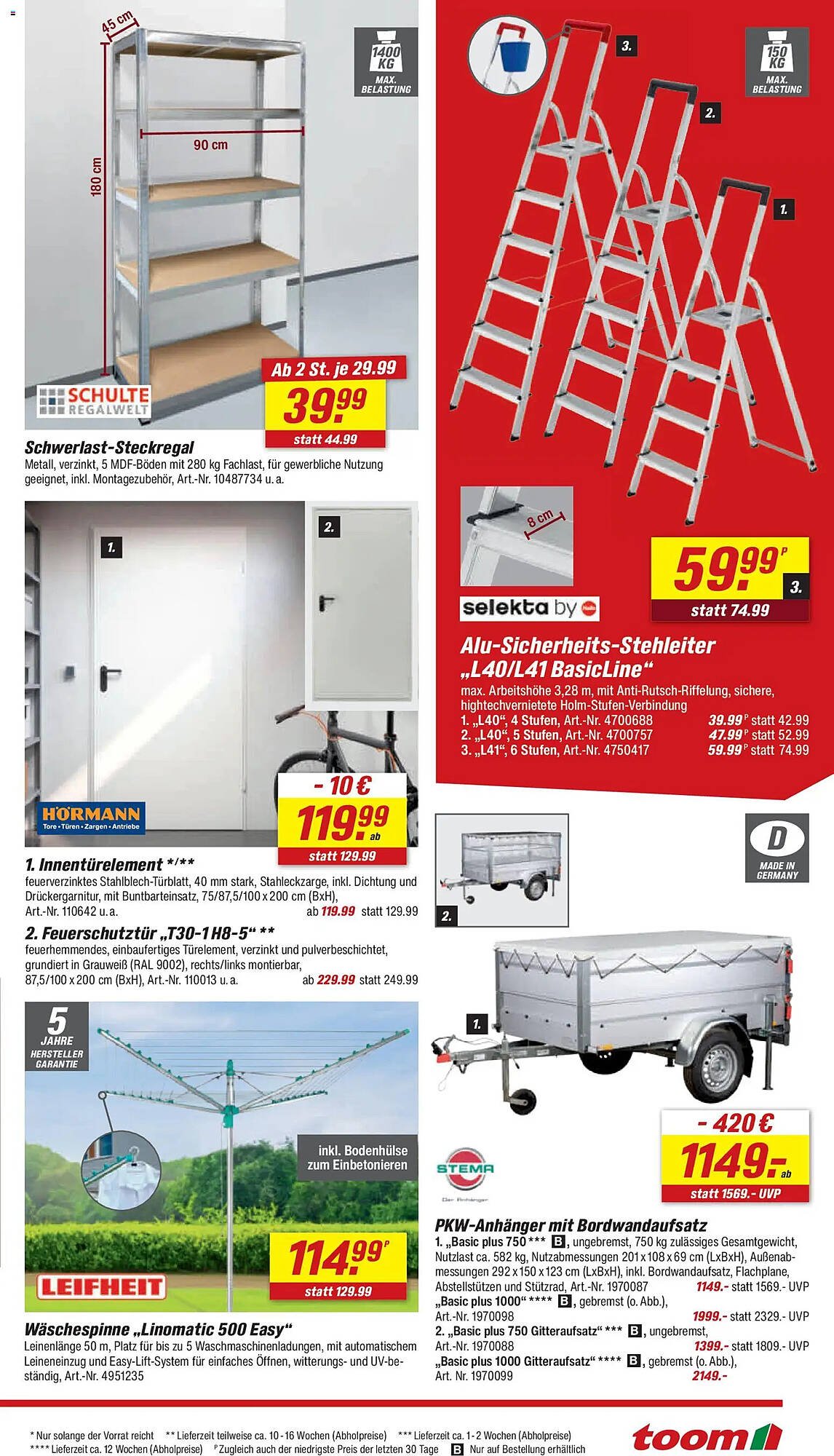 Toom Baumarkt Prospekt