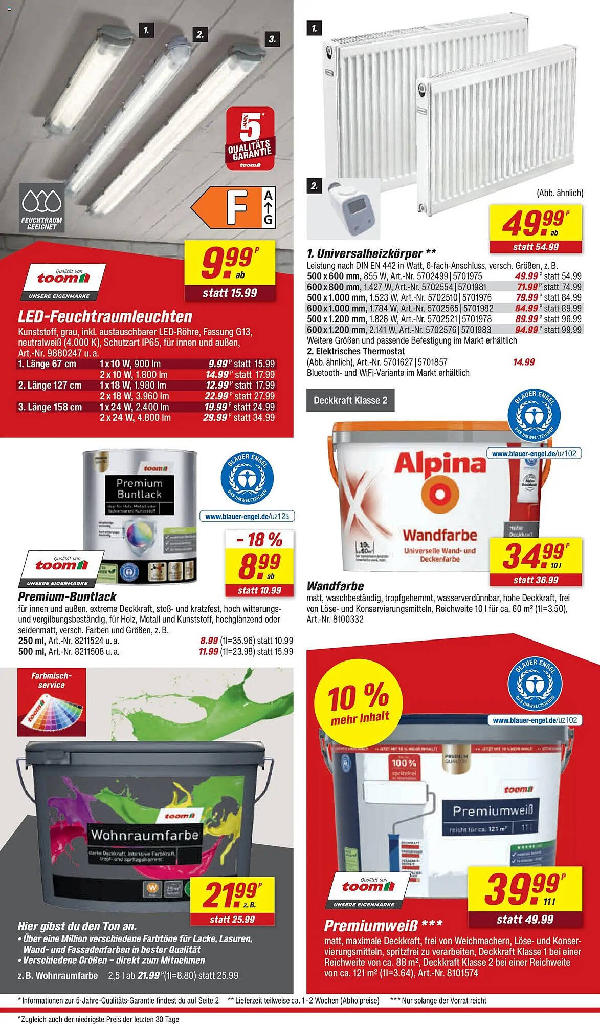 Toom Baumarkt Prospekt