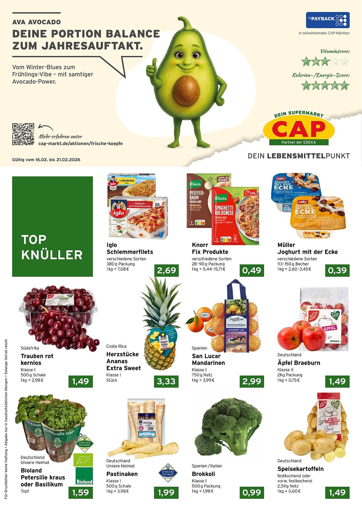 CAP Markt Prospekt (2026-02-16 - 2026-02-21)