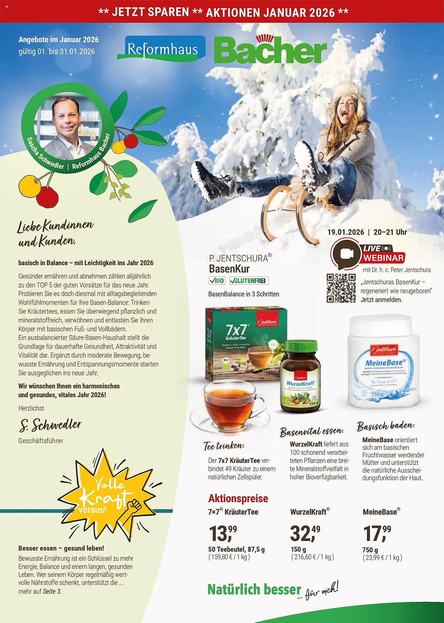 Reformhaus Bacher Prospekt