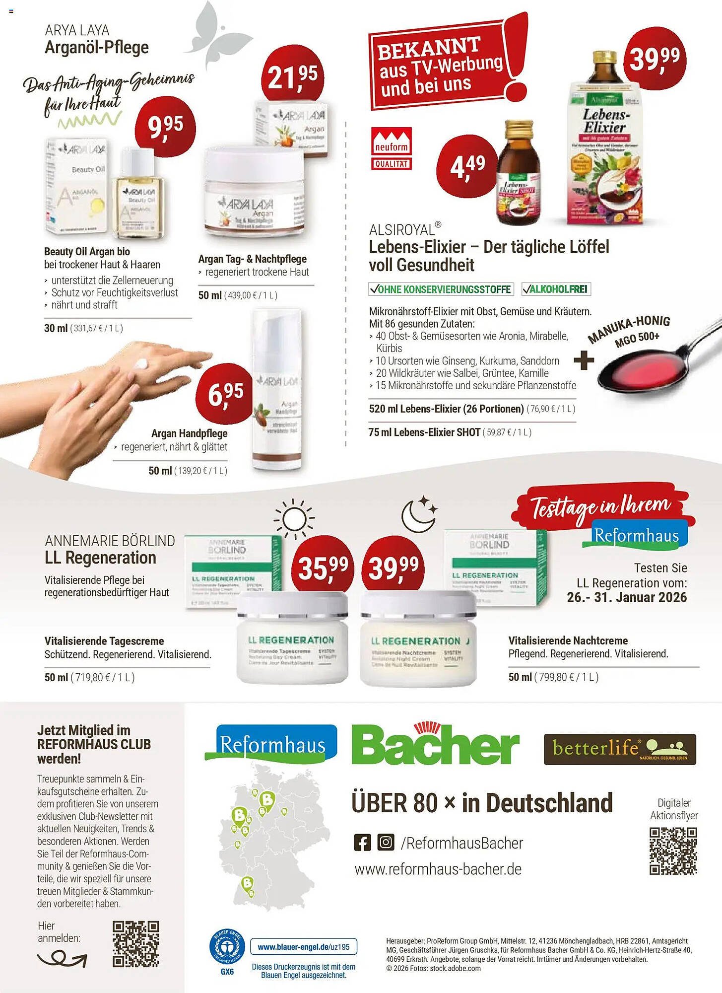 Reformhaus Bacher Prospekt