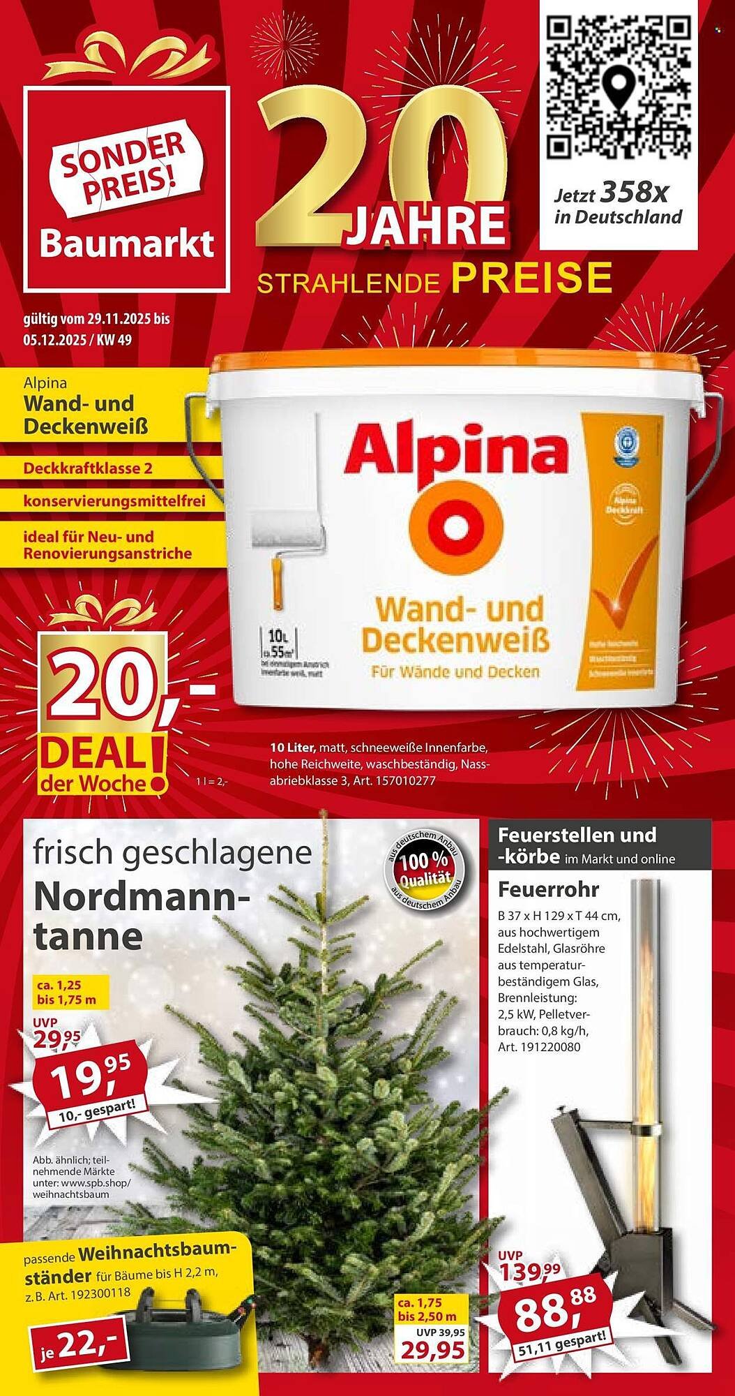 Sonderpreis Baumarkt Prospekt (2025-11-29 - 2025-12-05)