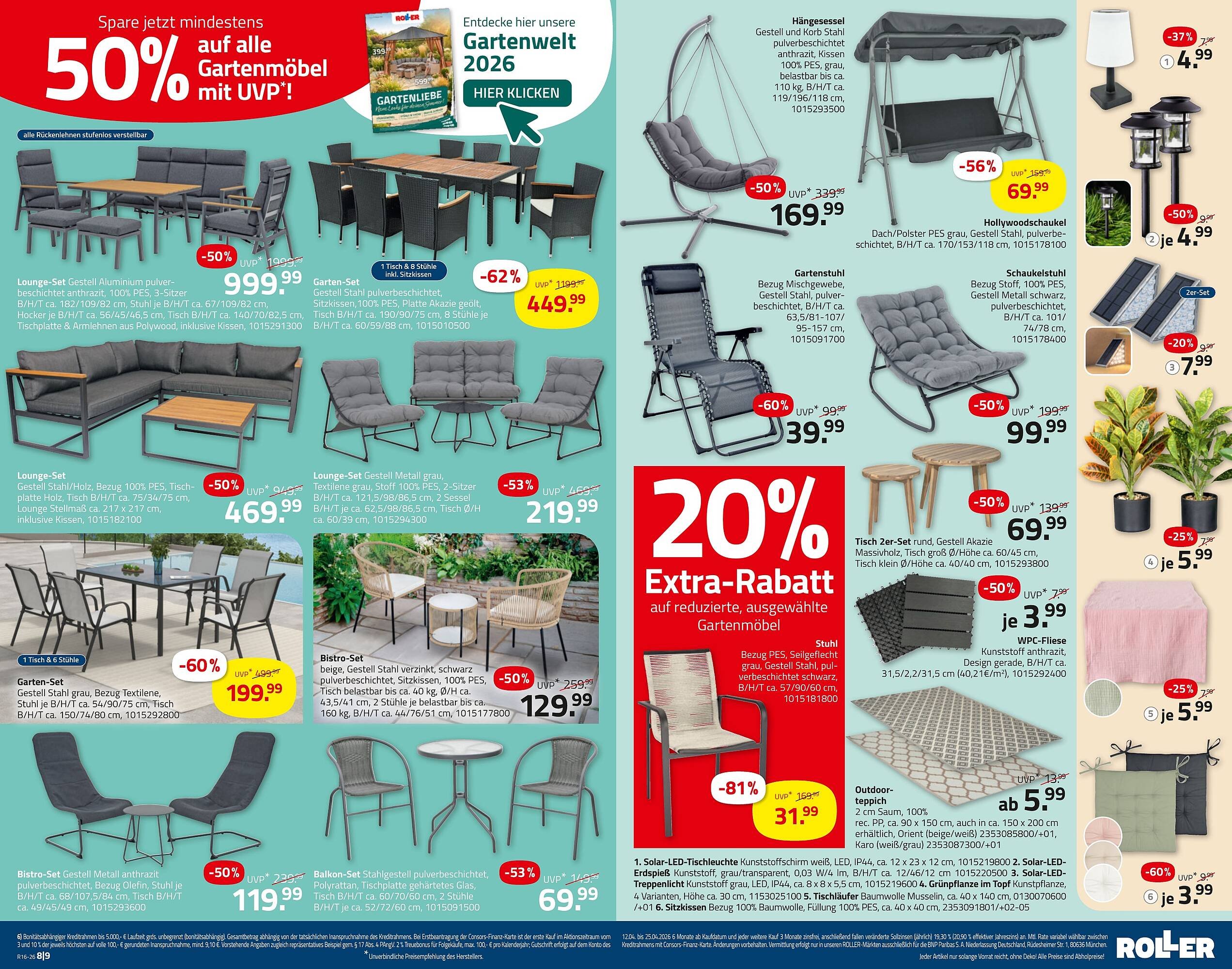 ROLLER Prospekt