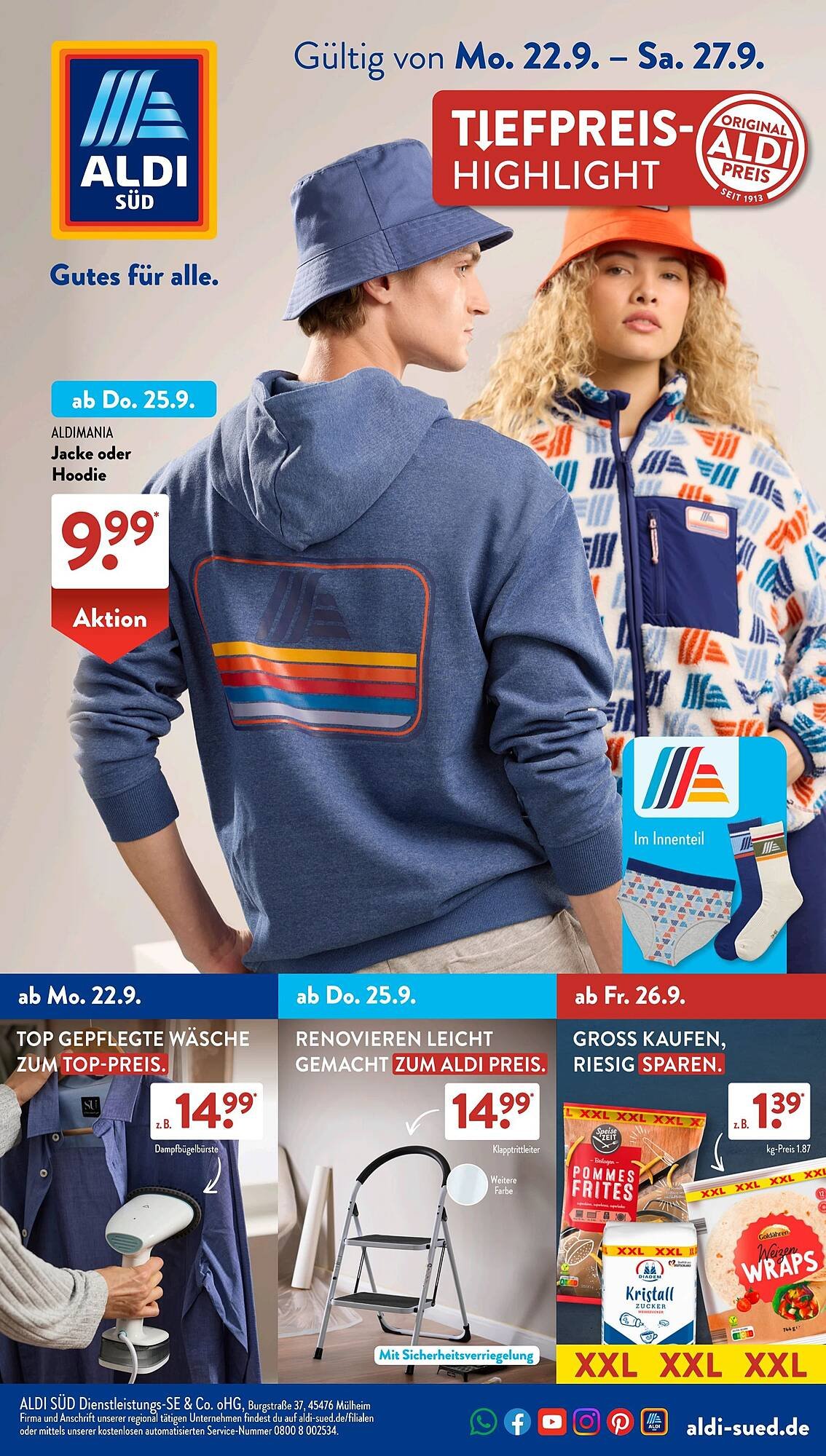 Aldi Süd Prospekt (2025-09-22 - 2025-09-28) | 1