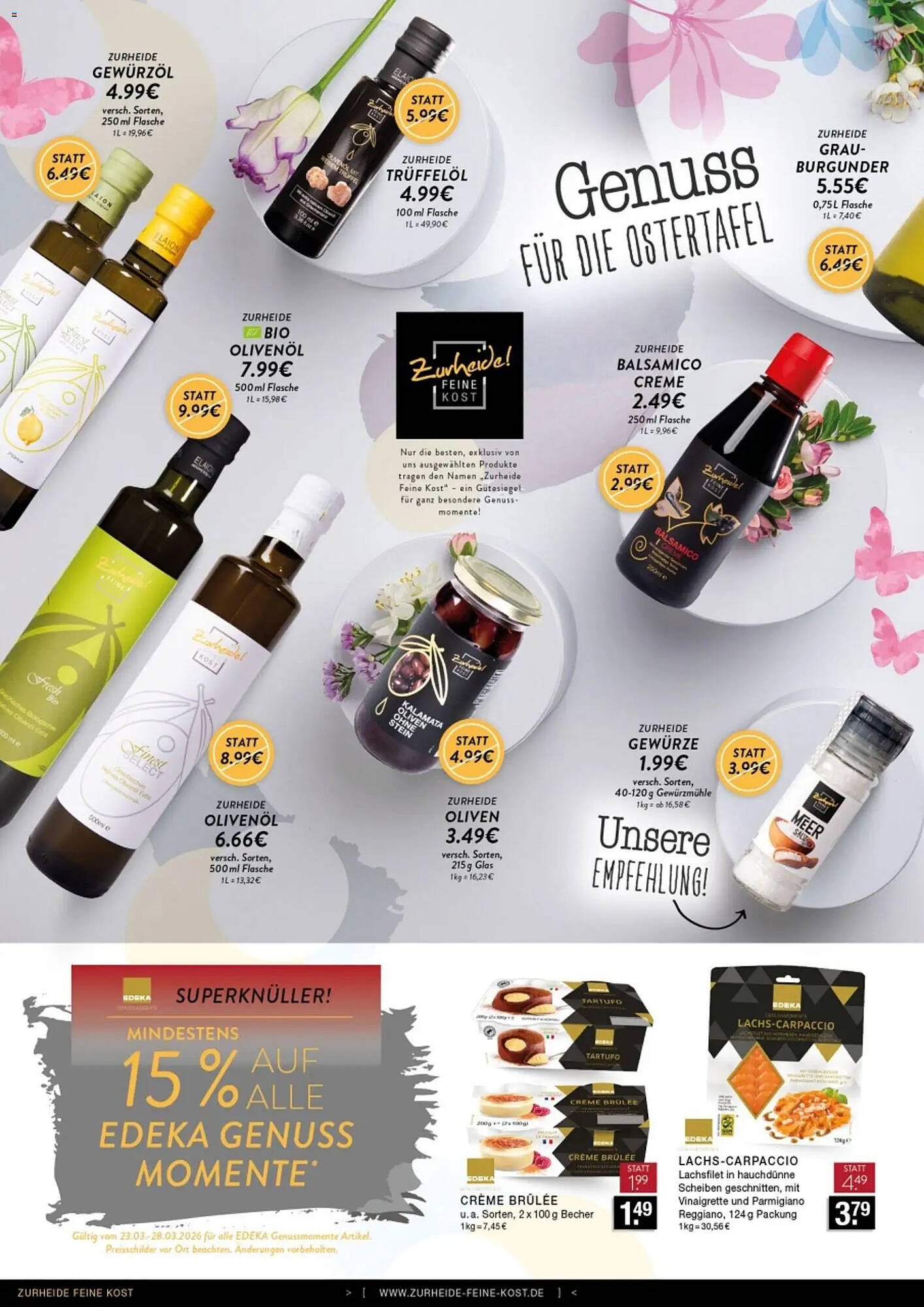 Edeka Zurheide Prospekt (2026-03-23 - 2026-03-28)