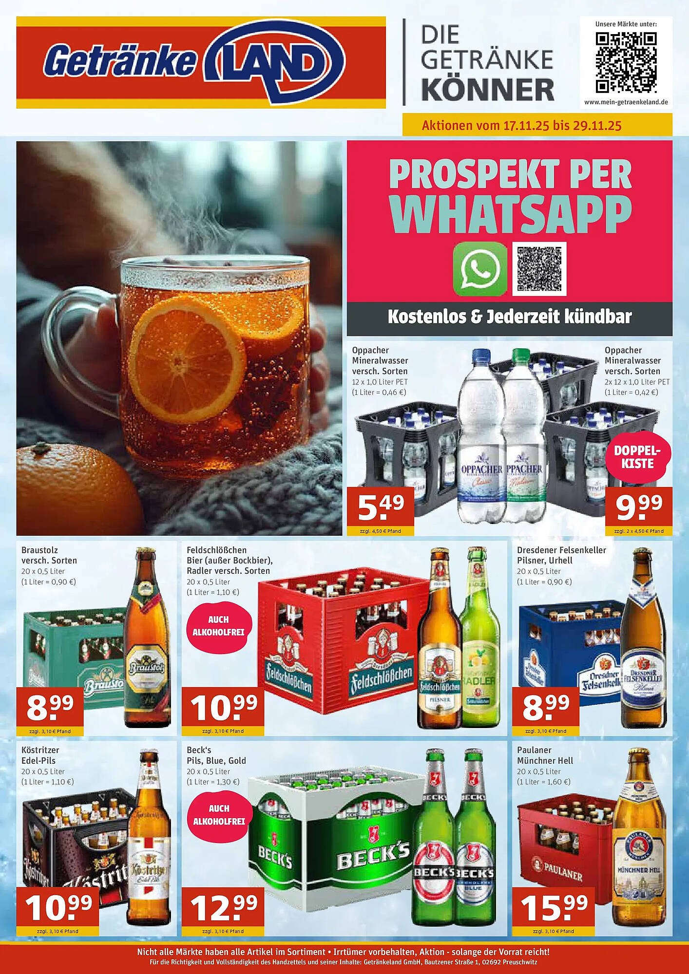 Getränkeland Prospekt (2025-11-16 - 2025-11-29)