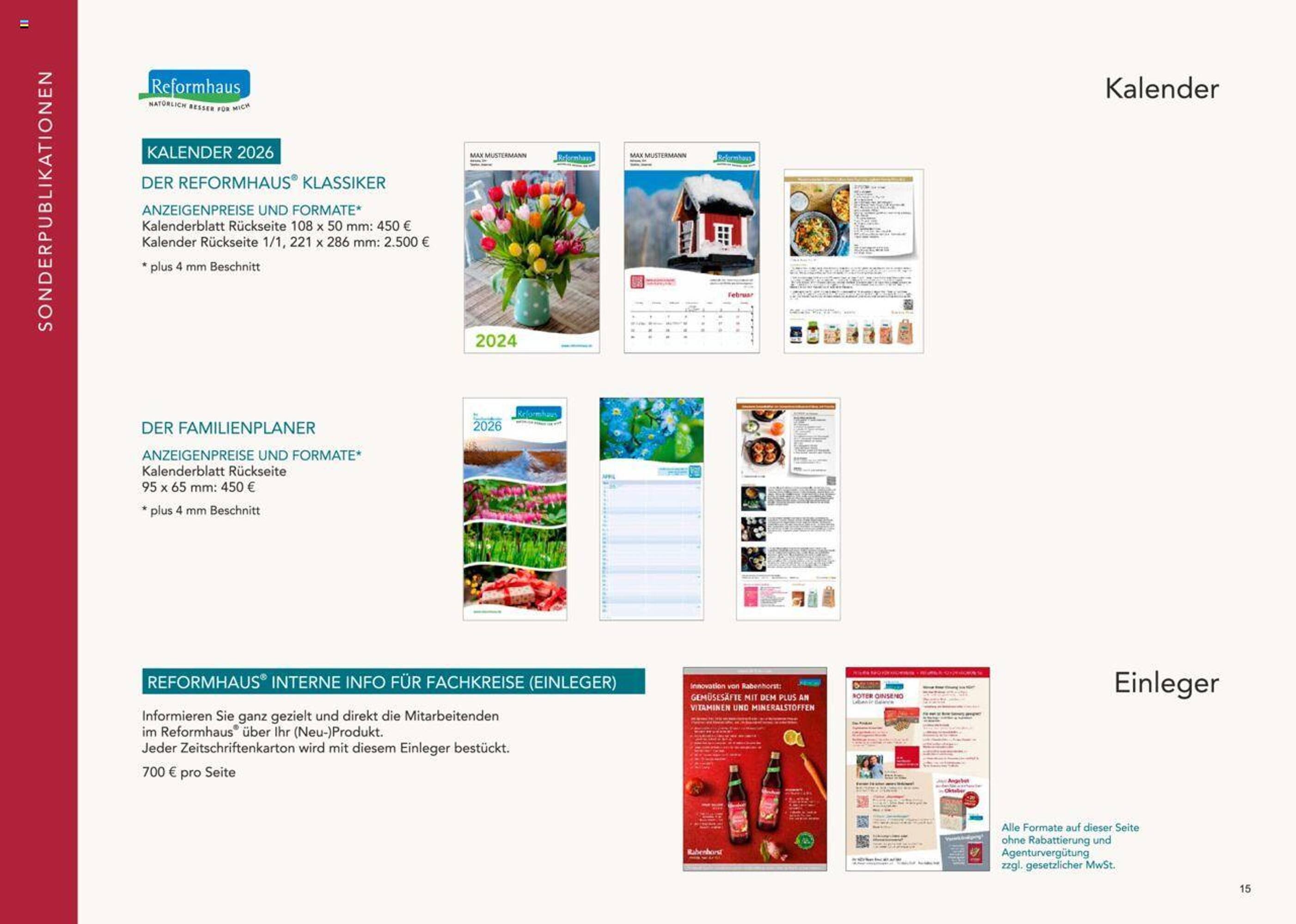 Reformhaus Bacher Prospekt