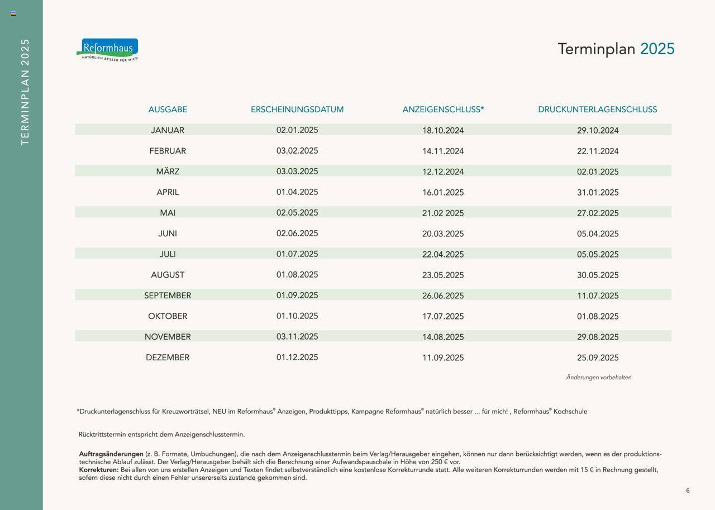 Reformhaus Bacher Prospekt