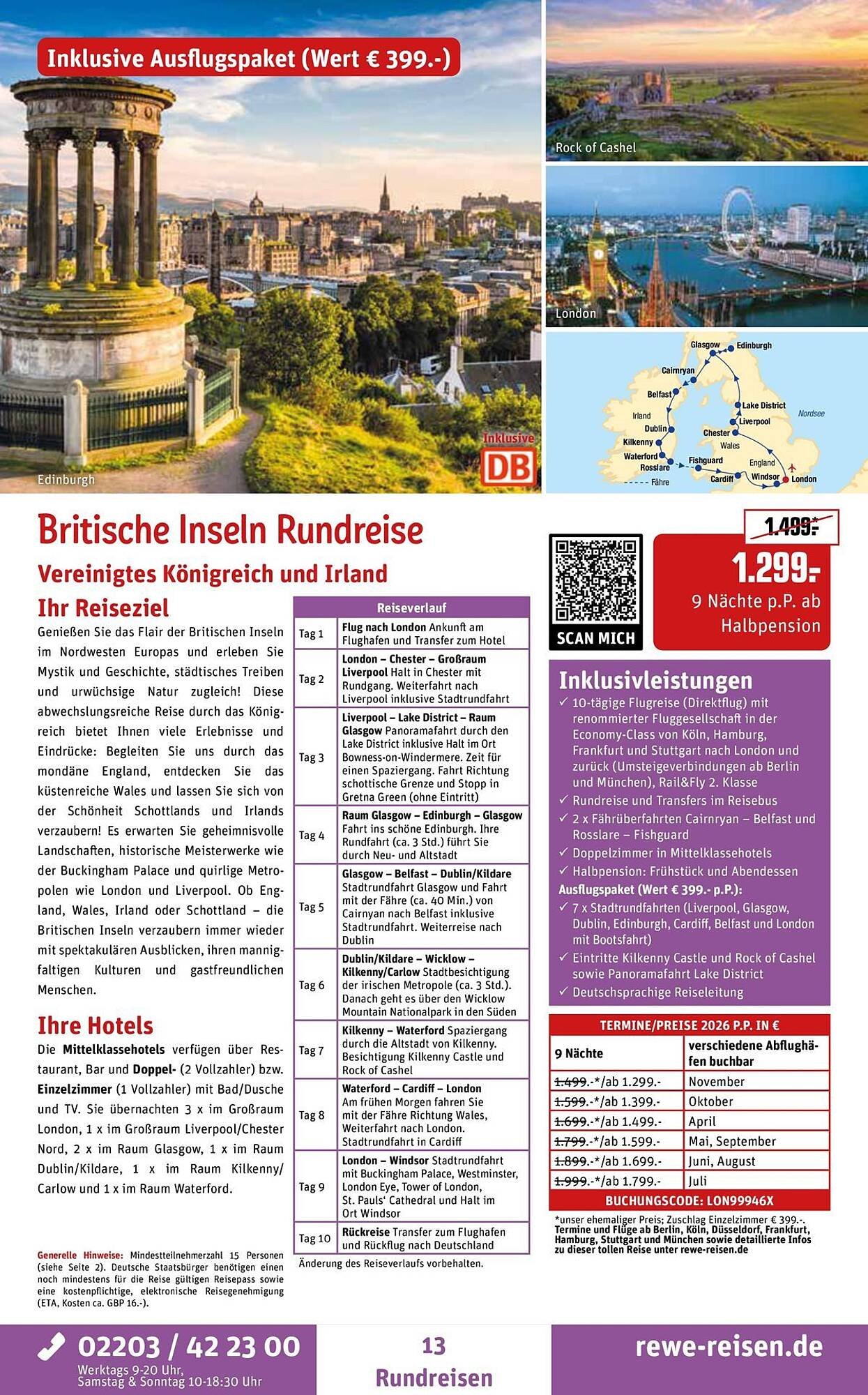 REWE Reisen Prospekt
