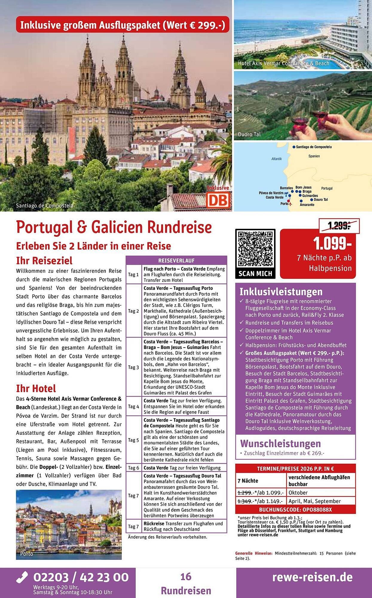 REWE Reisen Prospekt