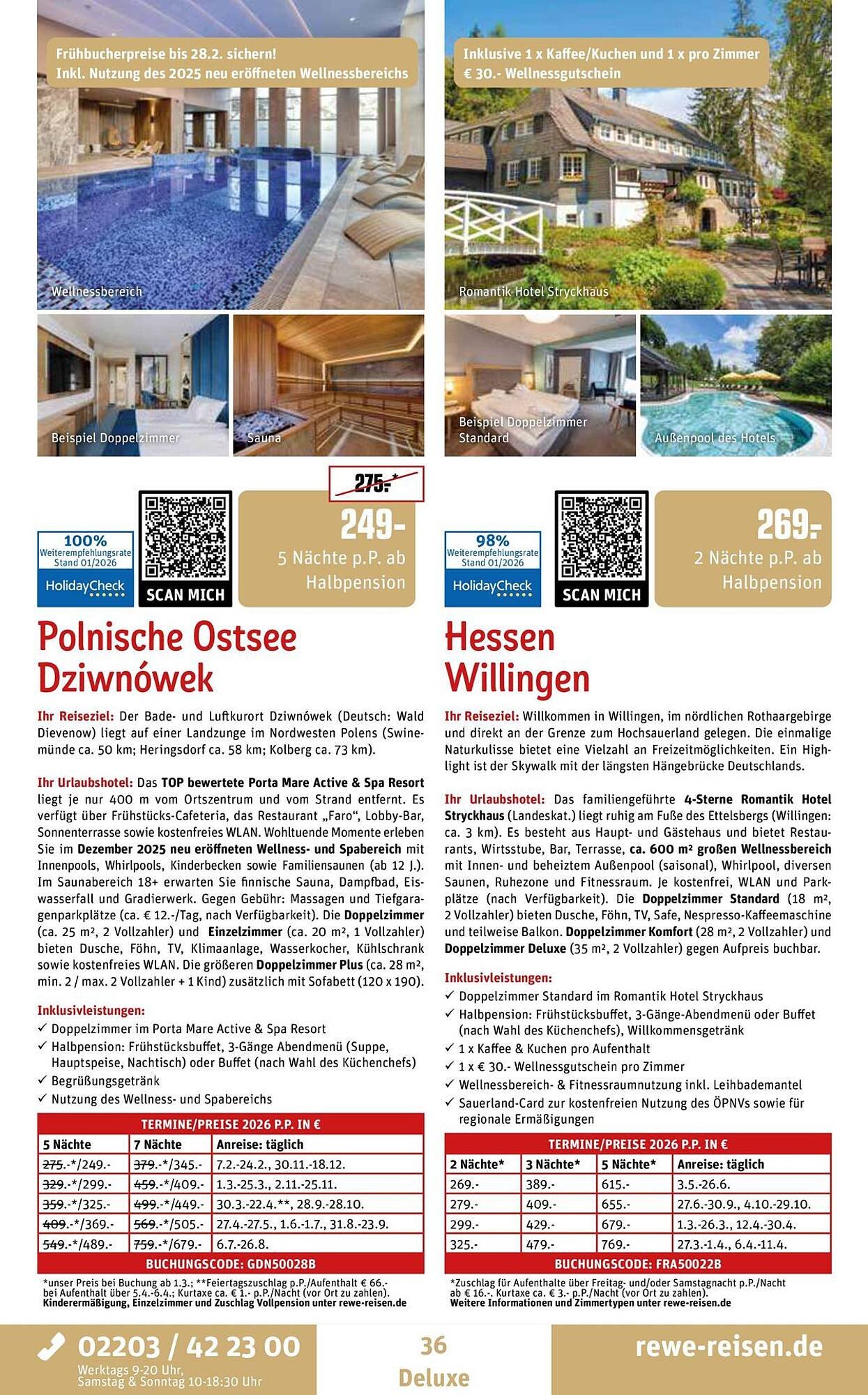 REWE Reisen Prospekt