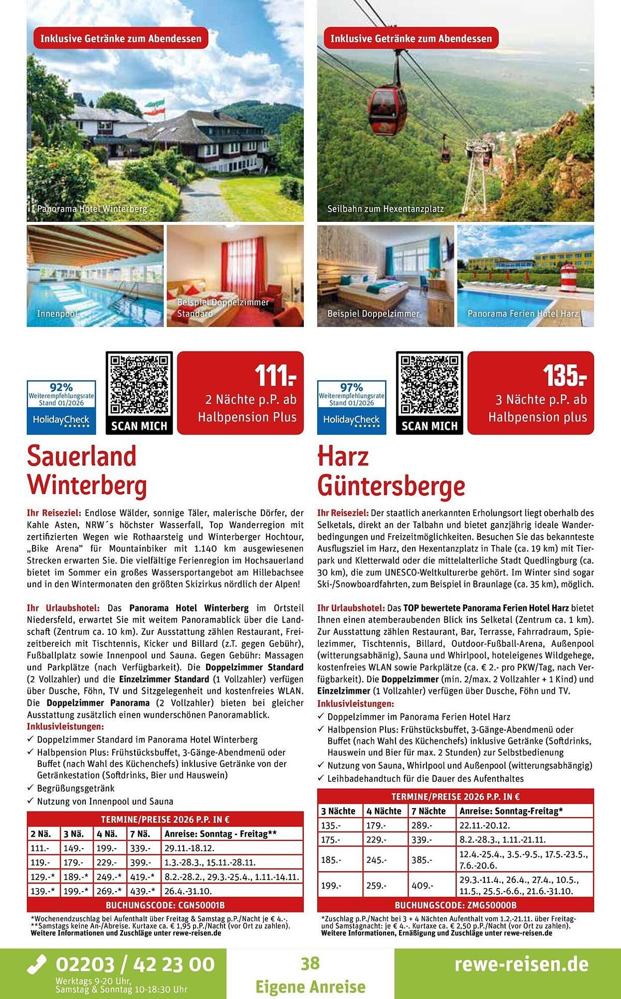 REWE Reisen Prospekt