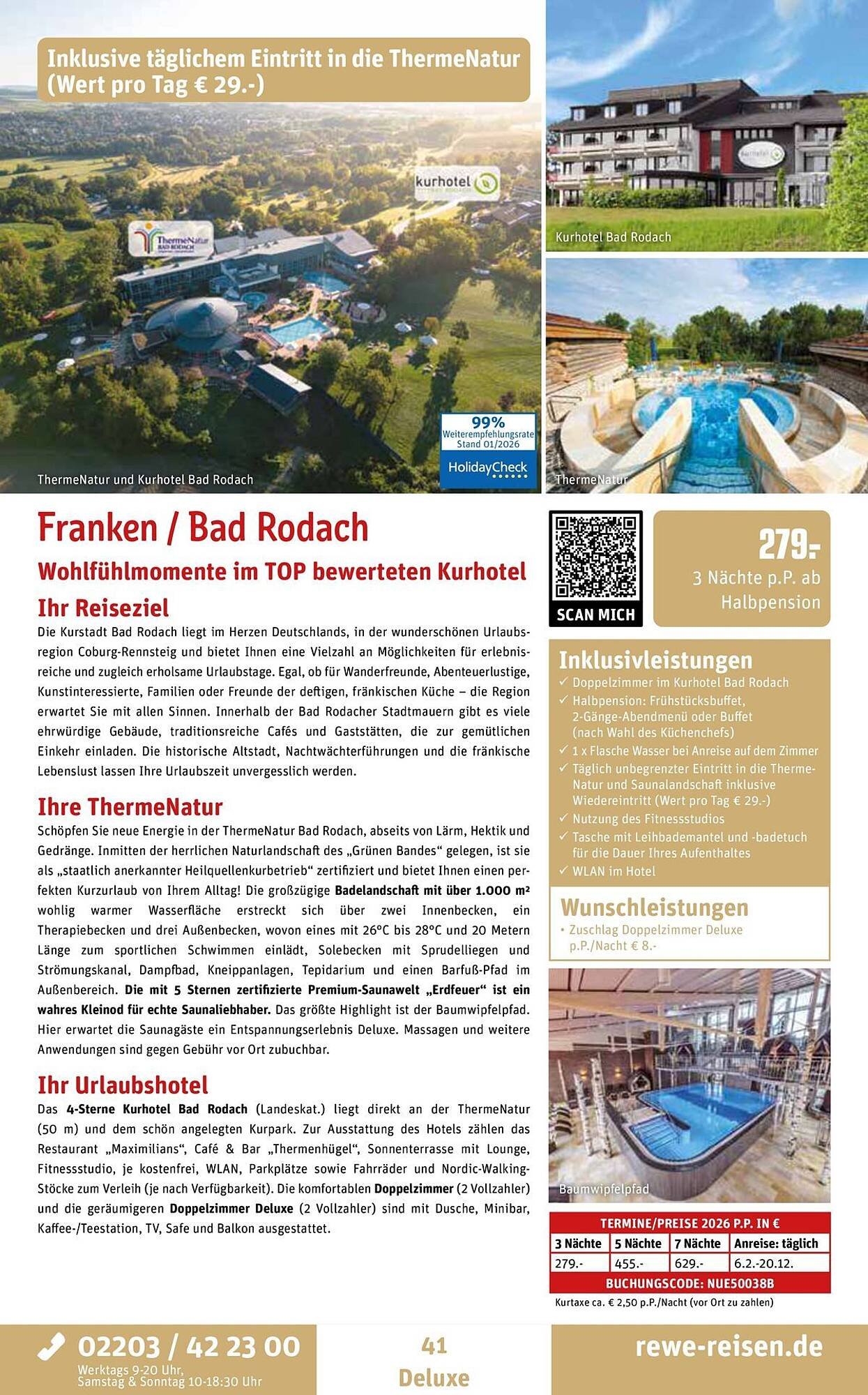 REWE Reisen Prospekt