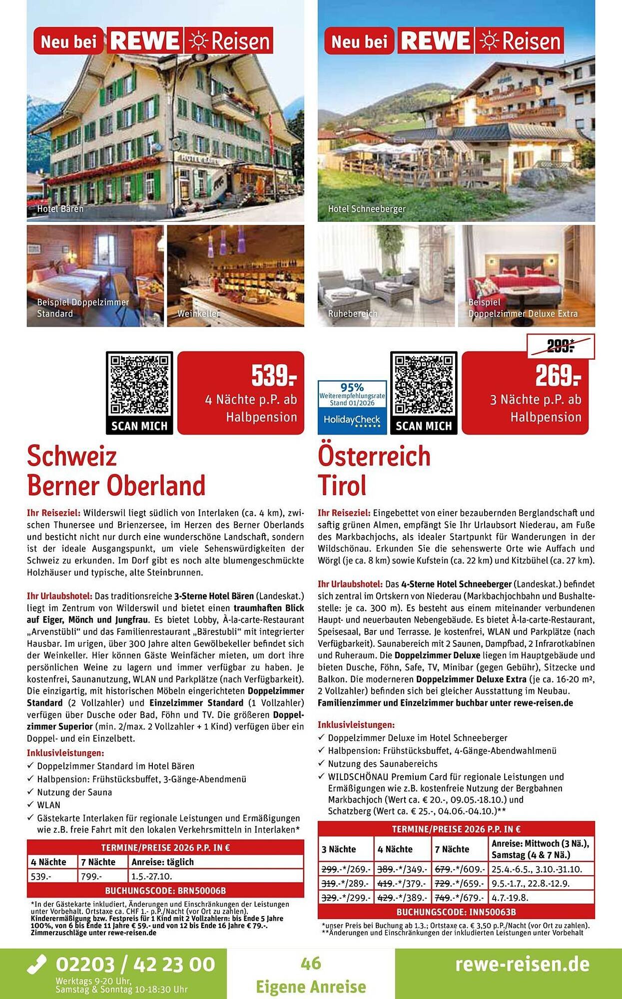 REWE Reisen Prospekt