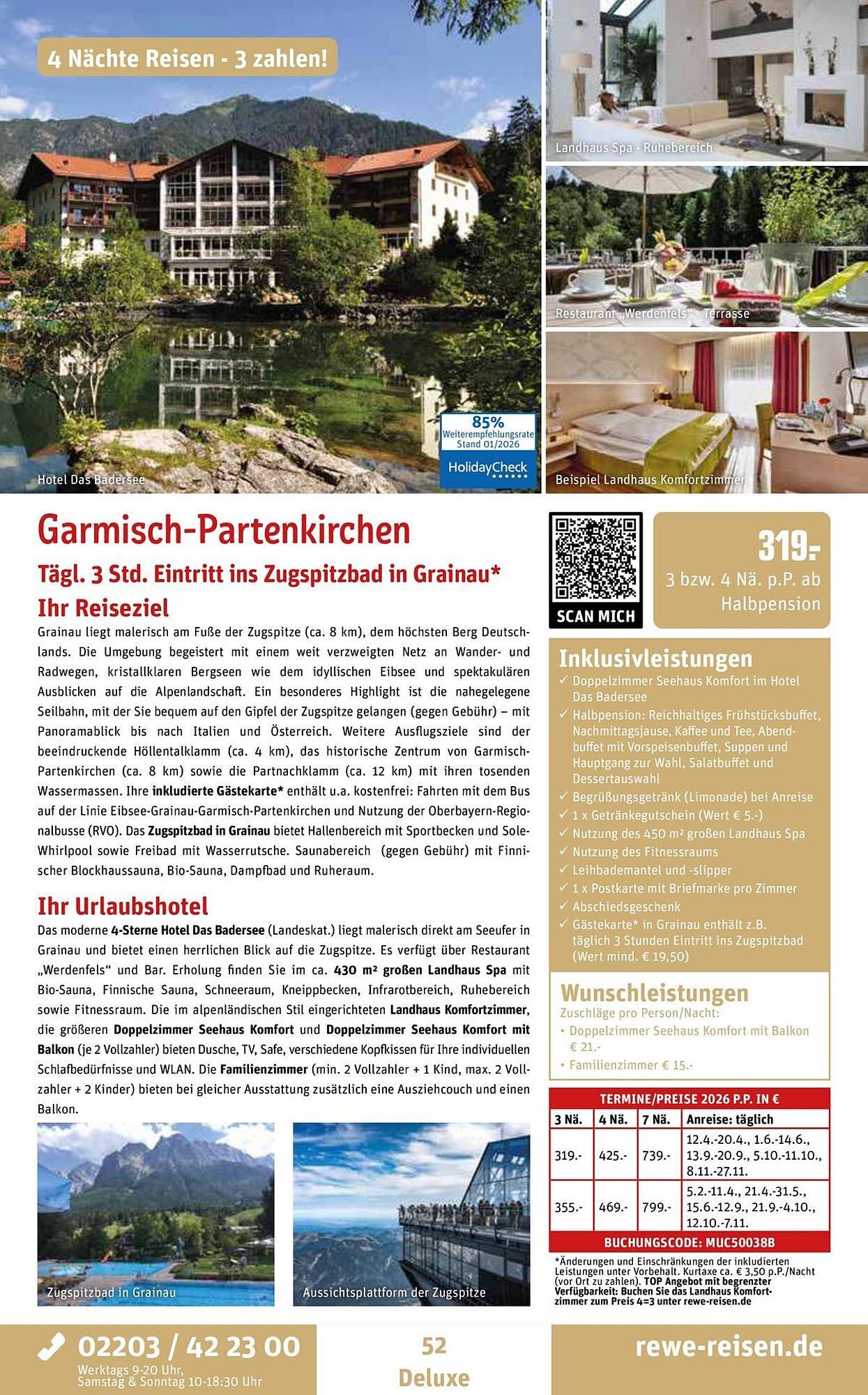 REWE Reisen Prospekt