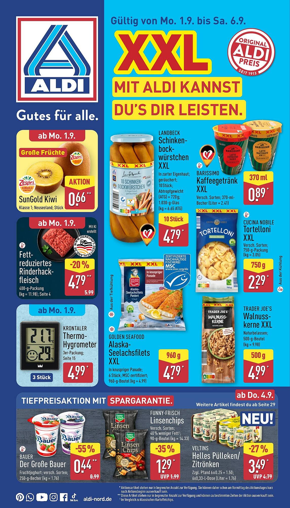 Aldi Nord Prospekt (2025-09-01 - 2025-09-06) | 1
