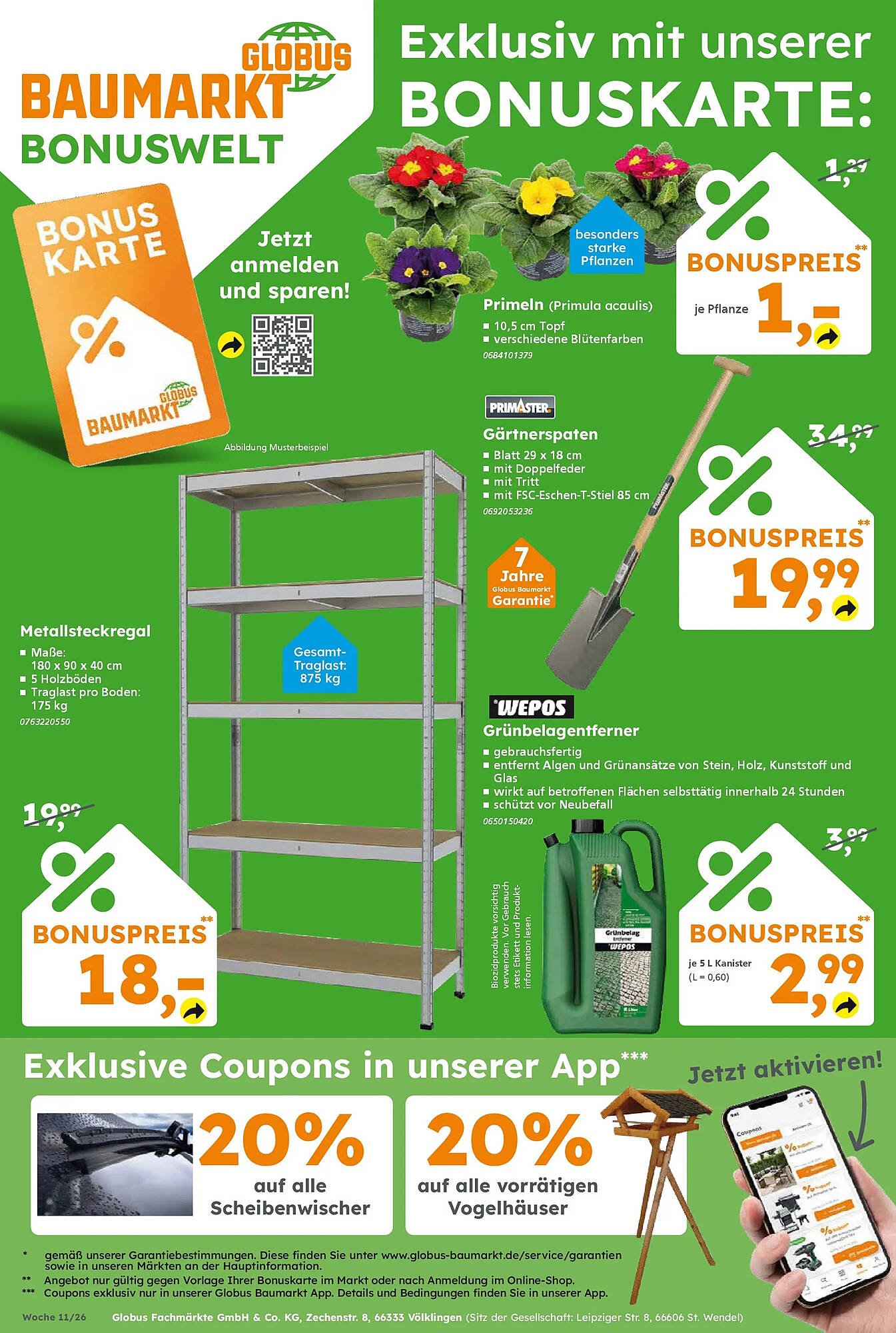 Globus Baumarkt Prospekt (2026-03-08 - 2026-03-14)