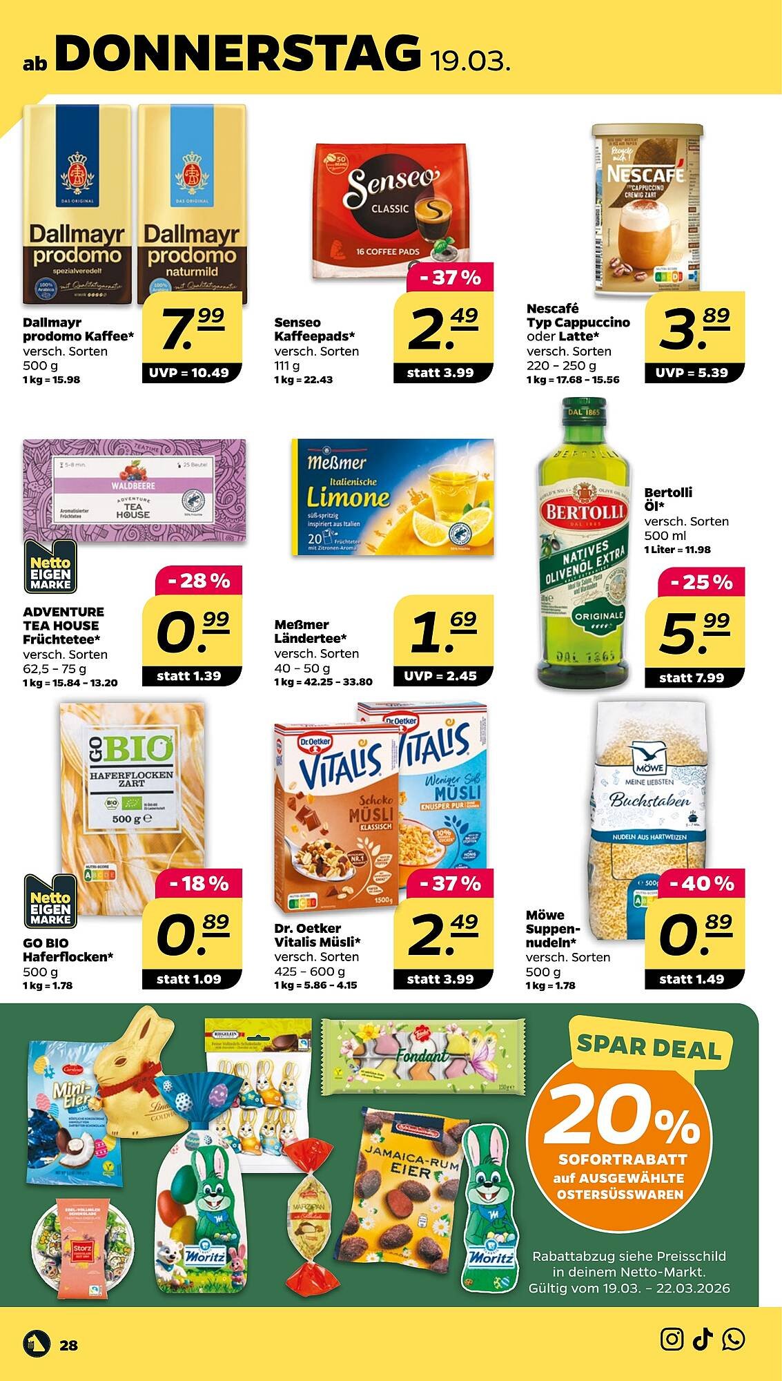 NETTO Prospekt (2026-03-16 - 2026-03-21)