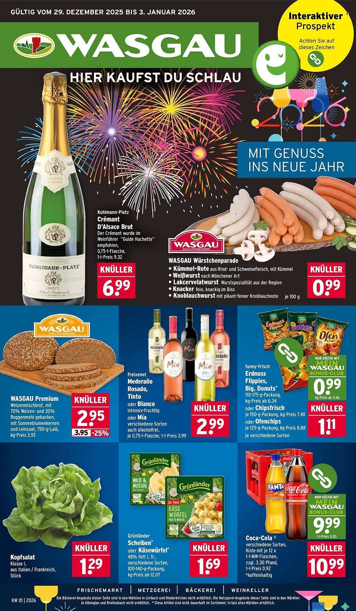 Wasgau Prospekt (2025-12-29 - 2026-01-03)