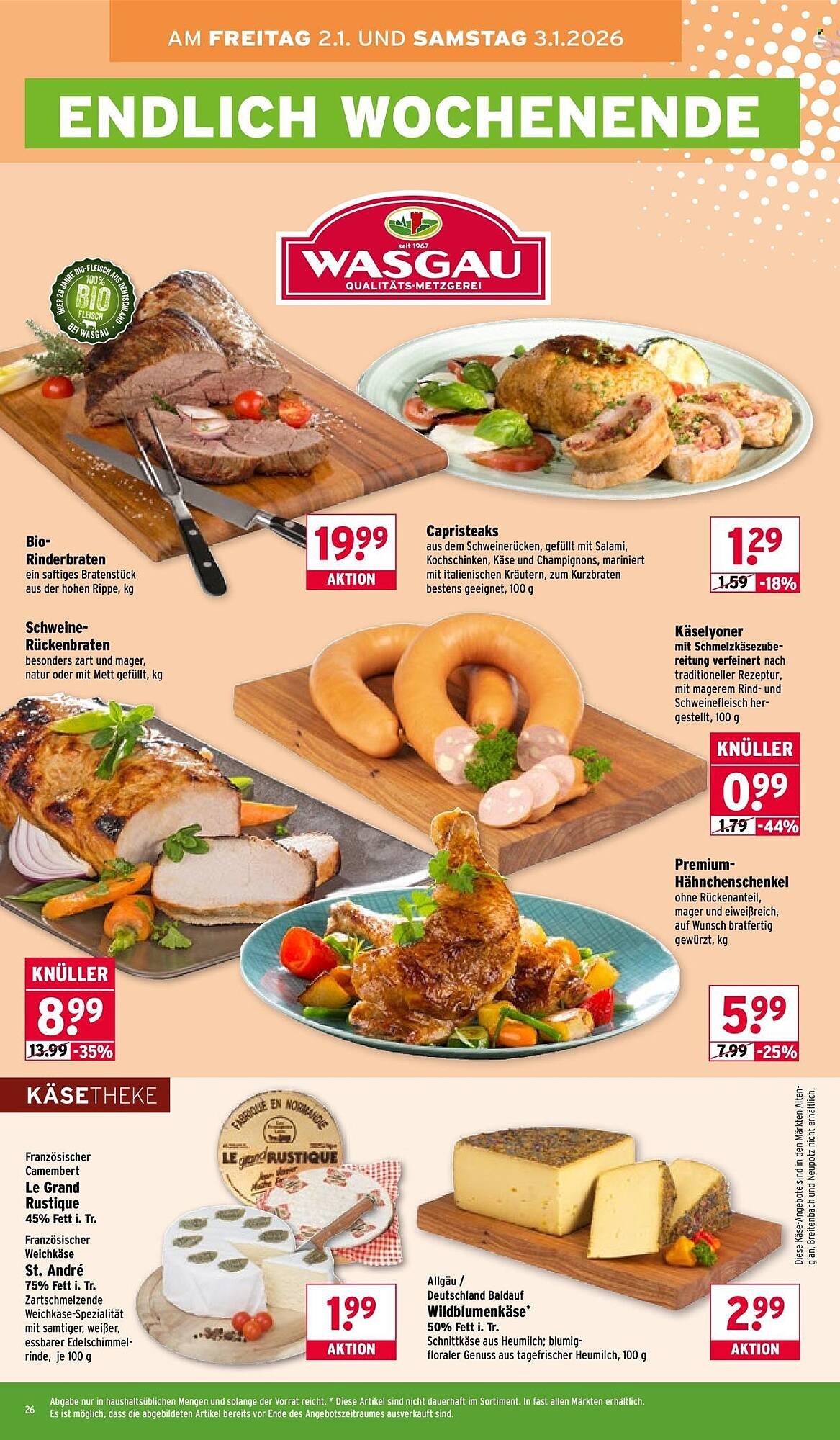 Wasgau Prospekt (2025-12-29 - 2026-01-03)