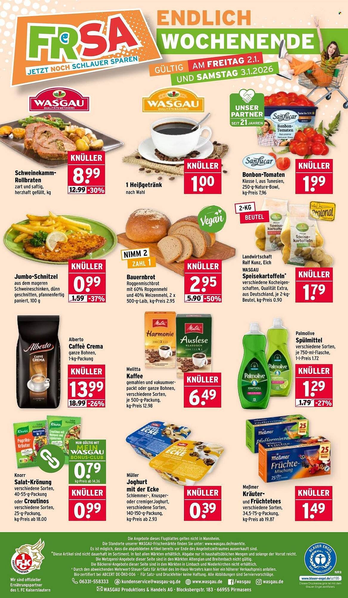 Wasgau Prospekt (2025-12-29 - 2026-01-03)