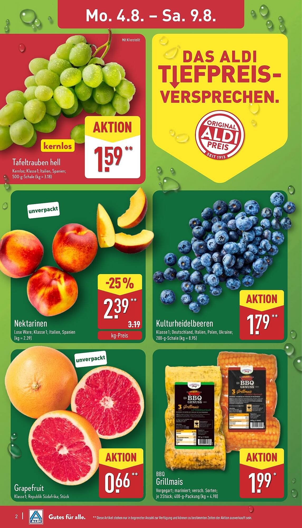 Aldi Nord Prospekt (2025-08-04 - 2025-08-09) | 2