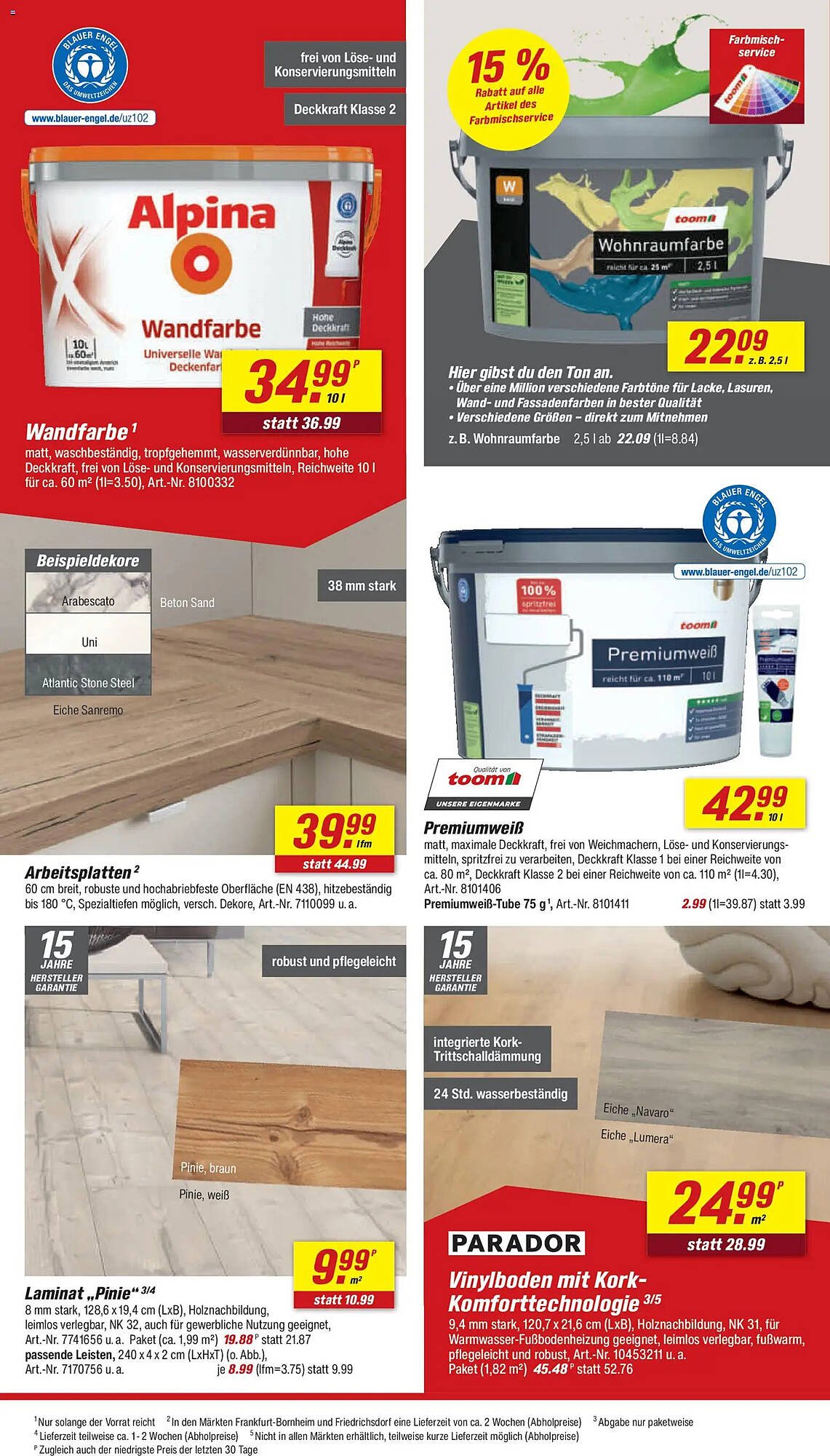 Toom Baumarkt Prospekt