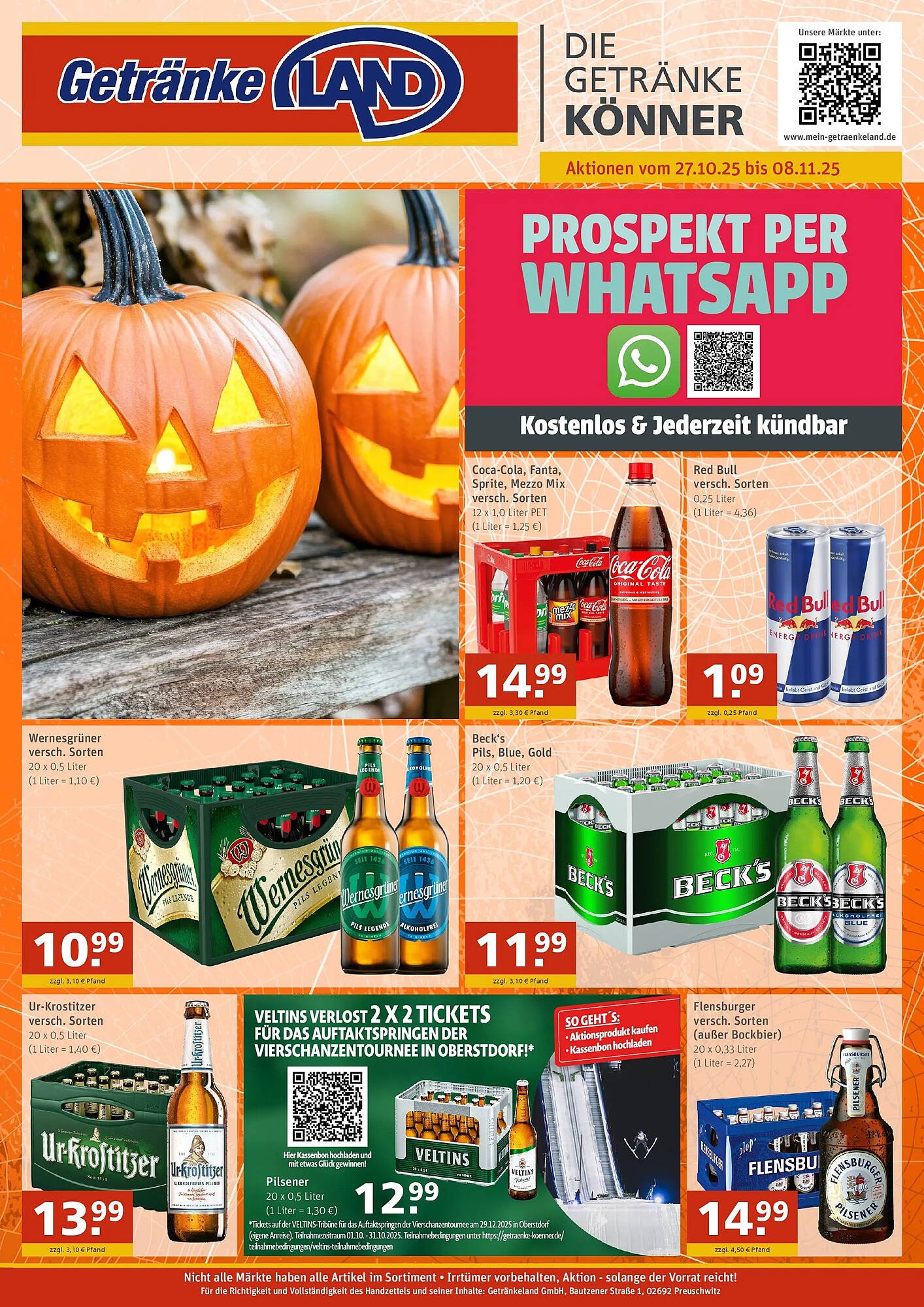 Getränkeland Prospekt (2025-10-26 - 2025-11-08) | 1