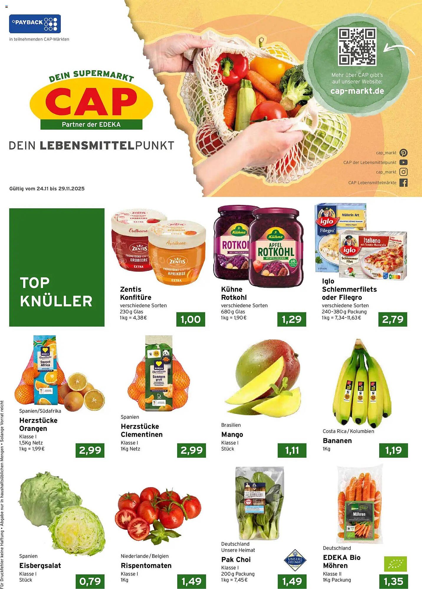 CAP Markt Prospekt (2025-11-24 - 2025-11-29)