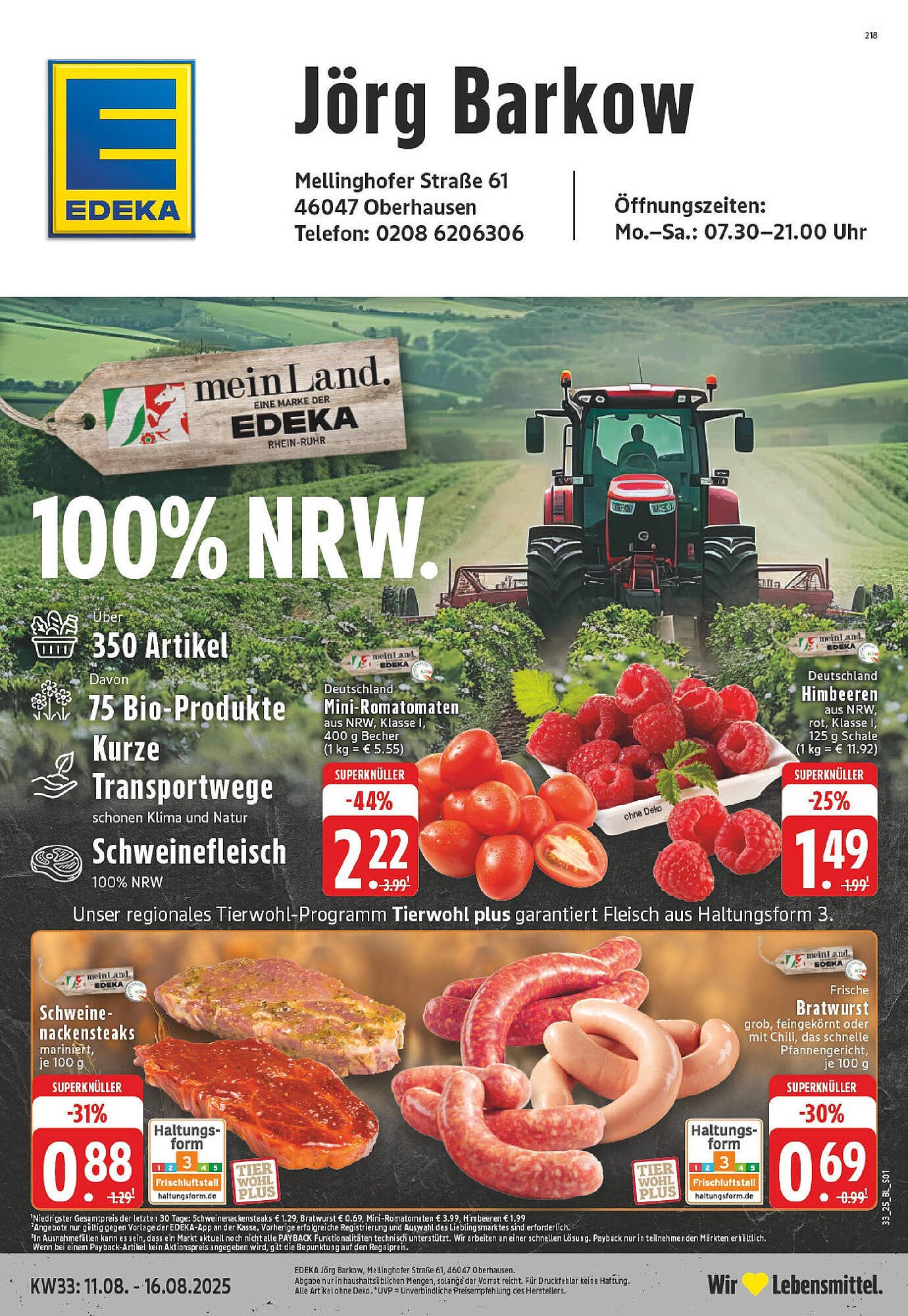 Edeka Prospekt (2025-08-11 - 2025-08-16) | 1
