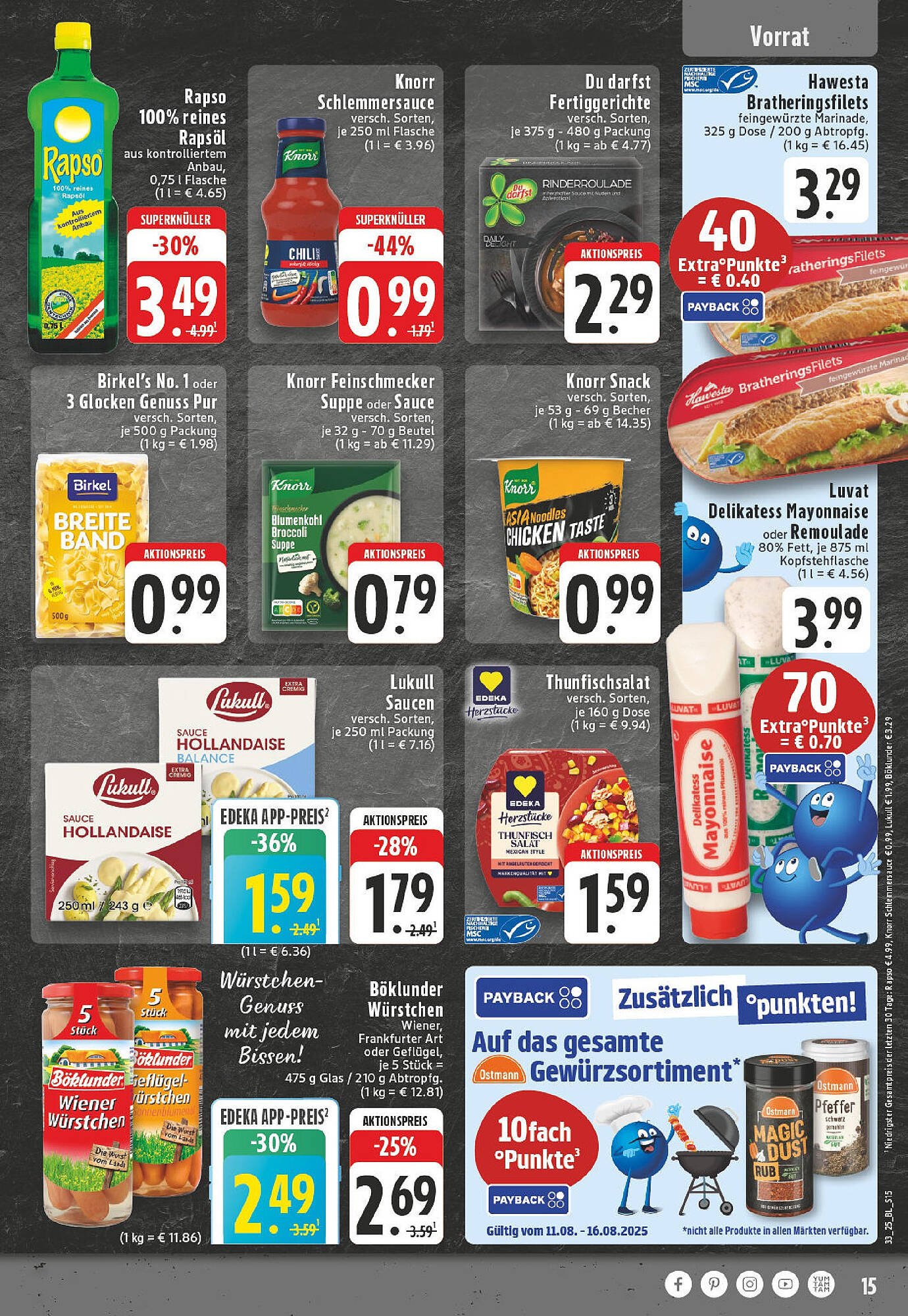 Edeka Prospekt (2025-08-11 - 2025-08-16) | 15