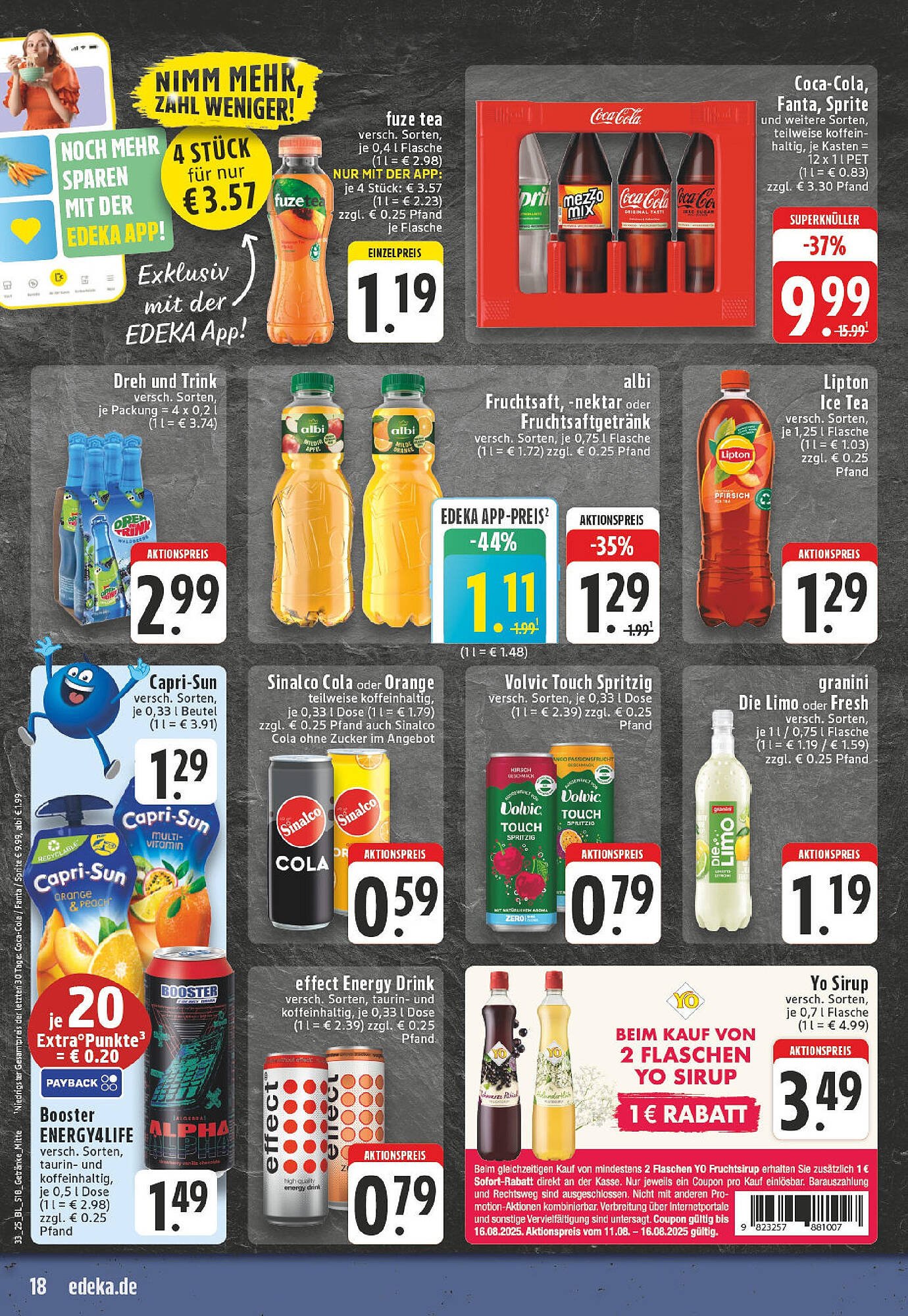 Edeka Prospekt (2025-08-11 - 2025-08-16) | 18