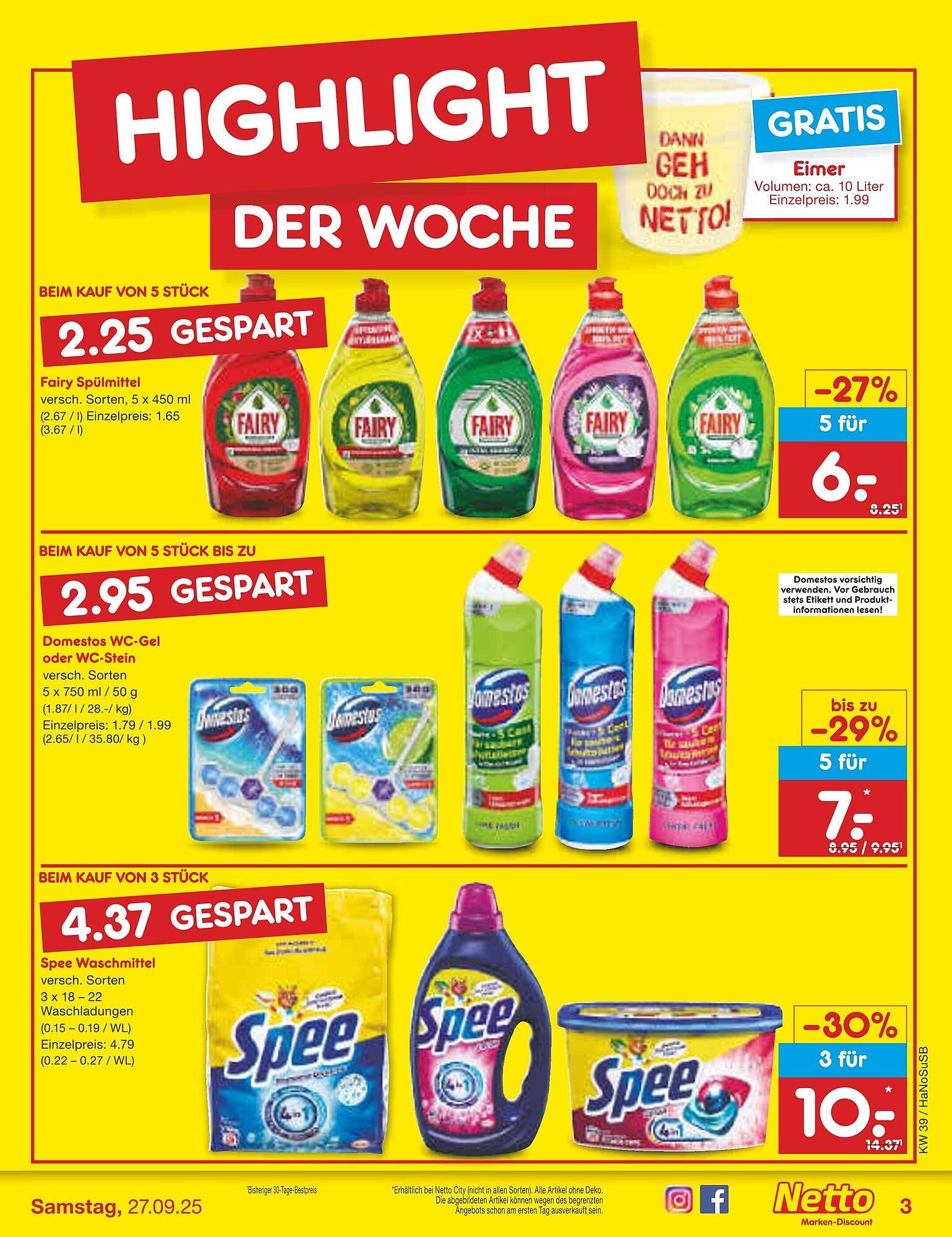 Netto Marken-Discount Prospekt (2025-09-22 - 2025-09-27) | 3
