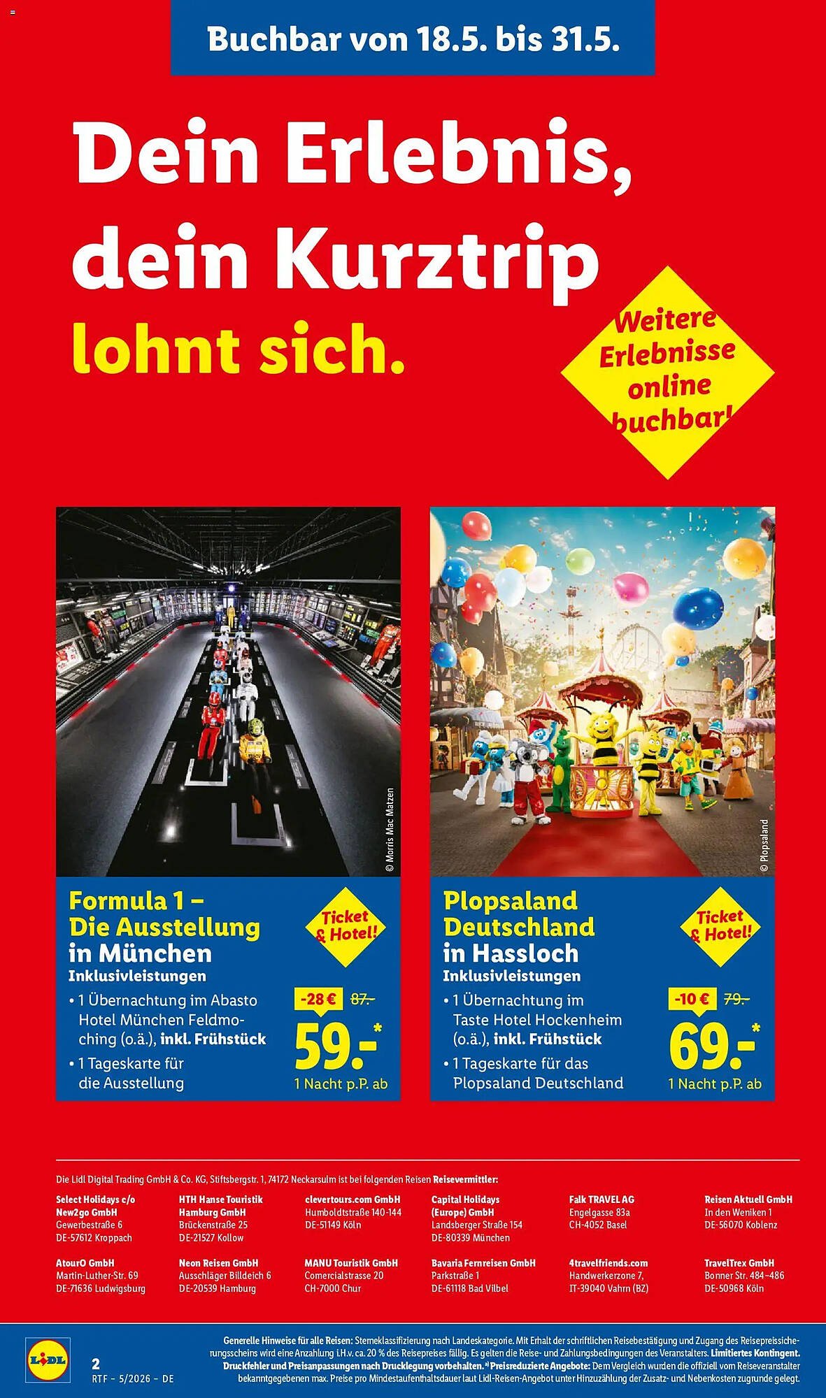 Lidl Reisen Prospekt (2026-05-12 - 2026-06-15)