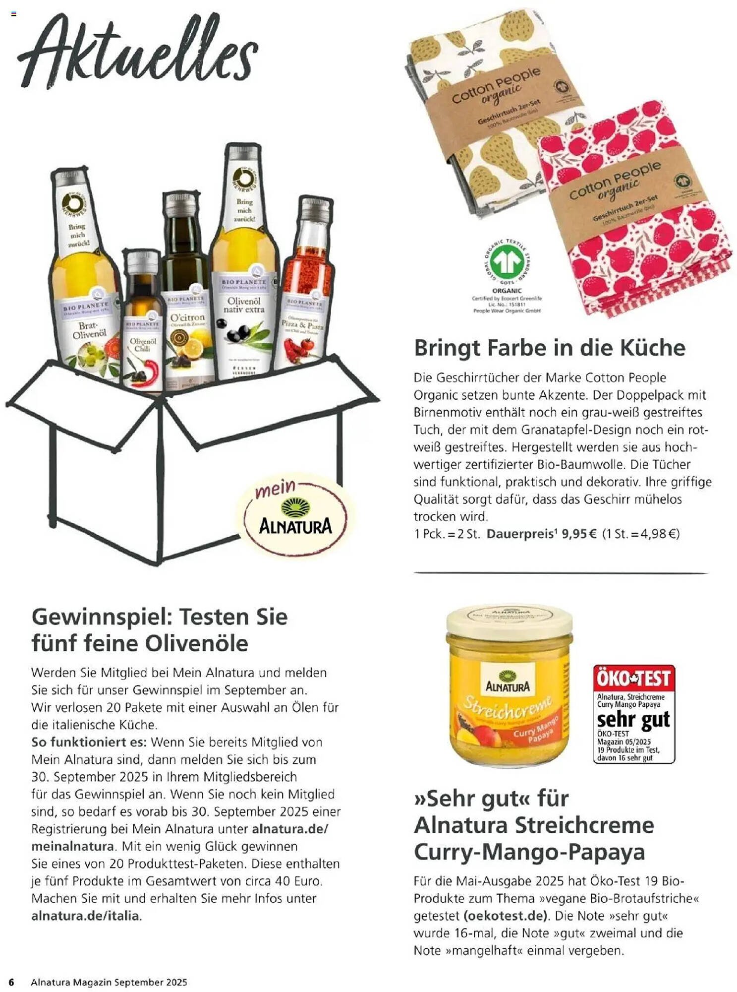 Alnatura Prospekt (2025-09-01 - 2025-09-30) | 6