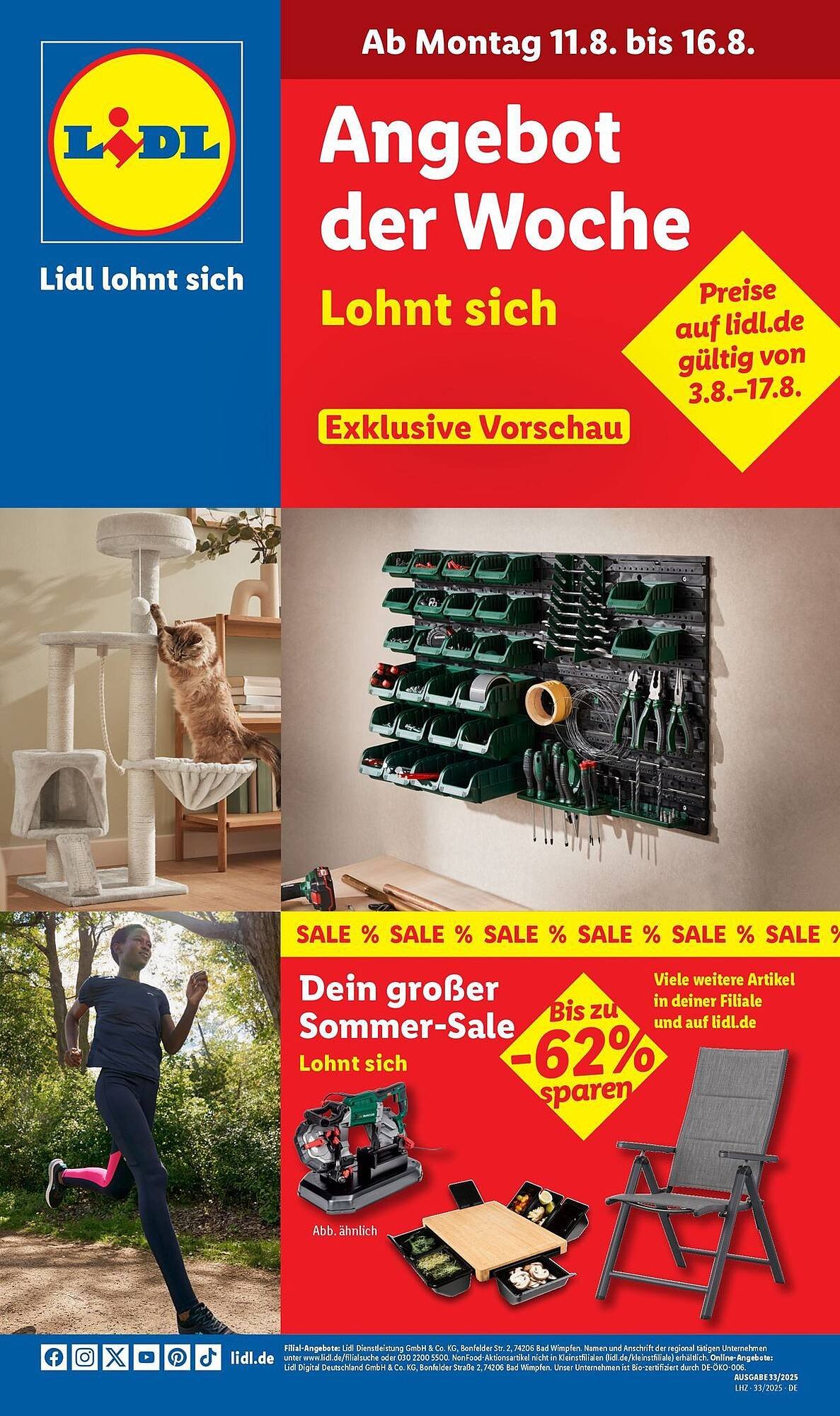 Lidl Prospekt (2025-08-11 - 2025-08-16) | 1